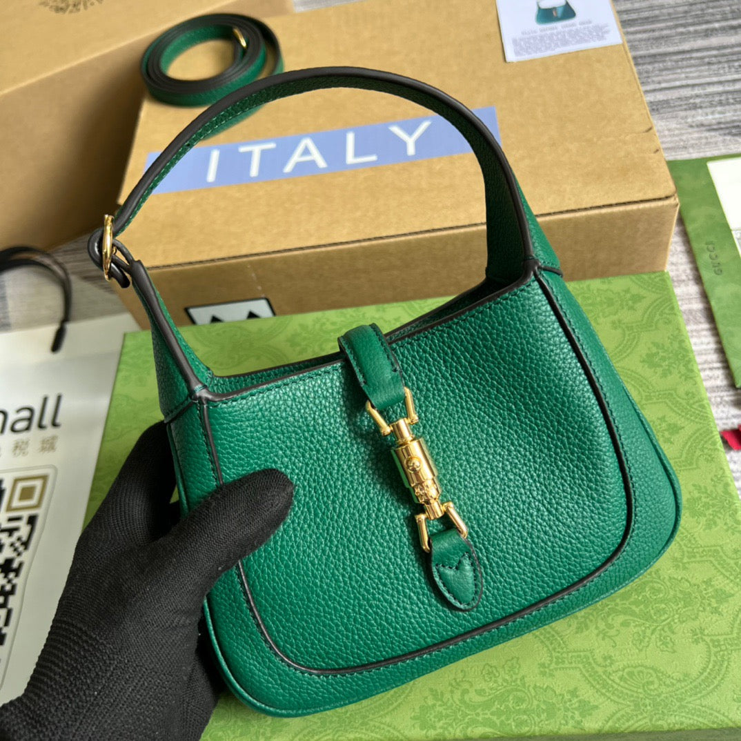 gg Jackie 1961 Mini Shoulder Bag Green For Women, Women’s Bags 7.5in/19cm gg