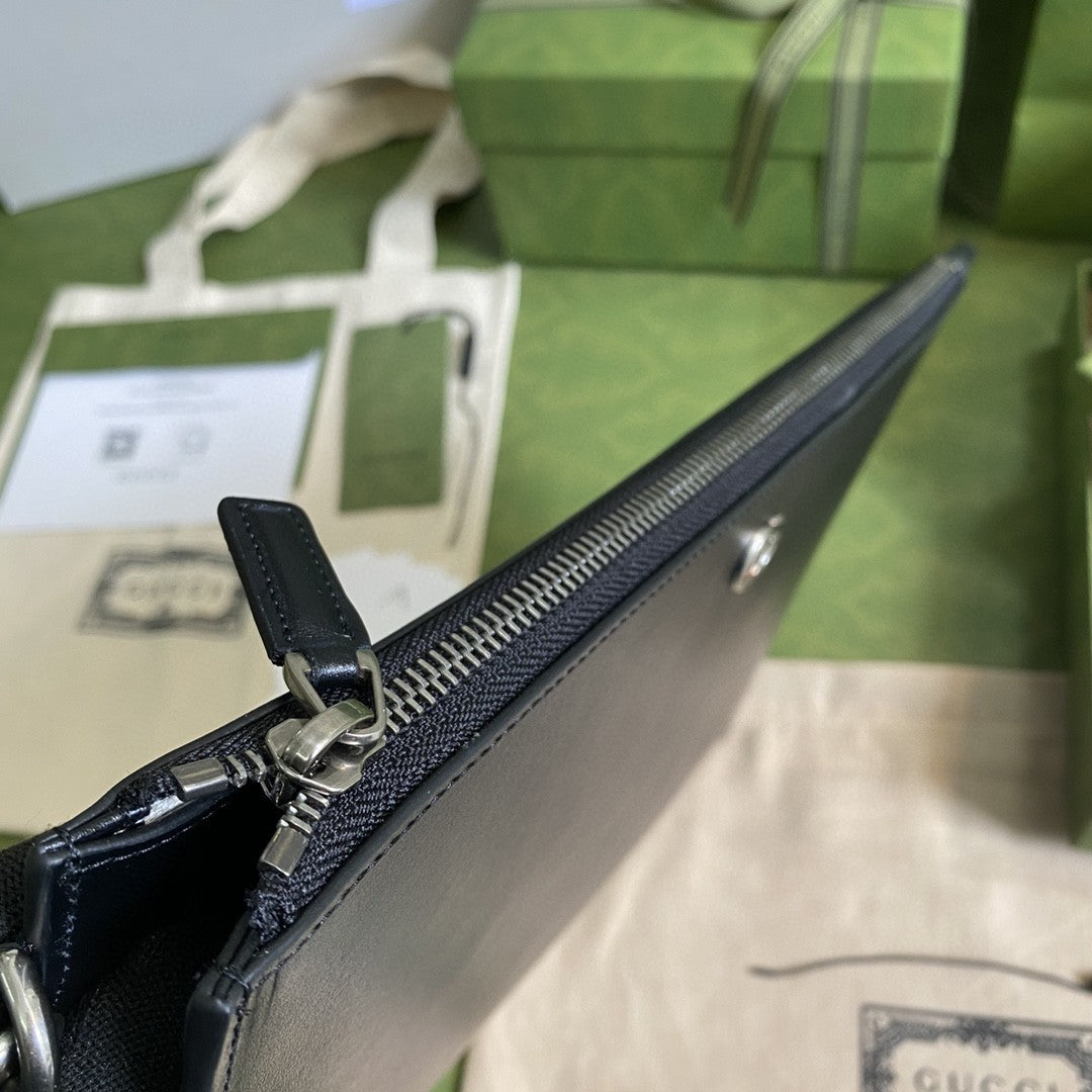 gg Marmont Pouch Black 31cm gg 475317 DJ20T 1000