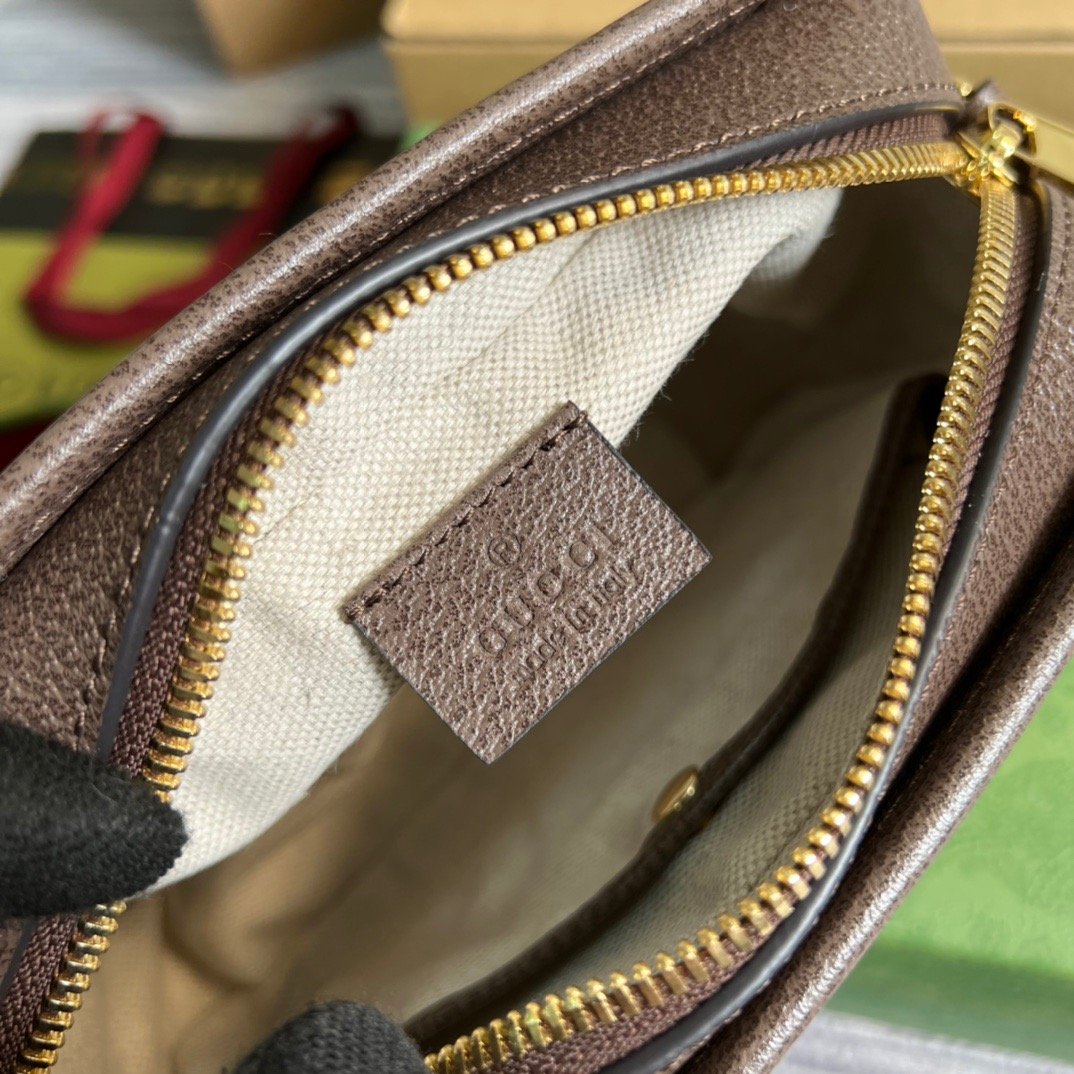 gg Jumbo gg Mini Bag Camel And Ebony Jumbo gg Canvas For Women 8.9in/22.5cm gg 696075 UKMDG 2570