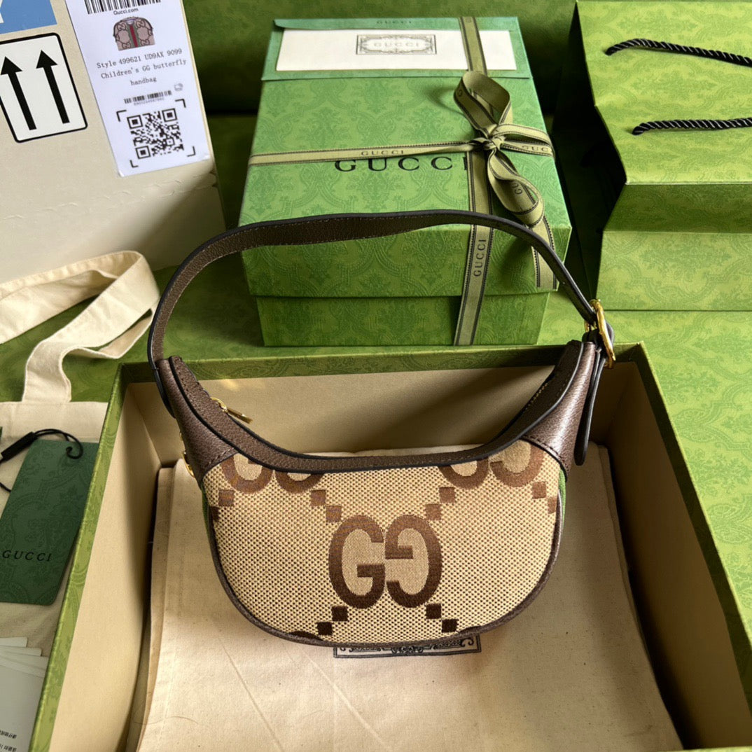 gg Ophidia Jumbo gg Mini Bag Brown For Women, Women’s Bags 7.9in/20cm gg 658551 UKMDG 2570