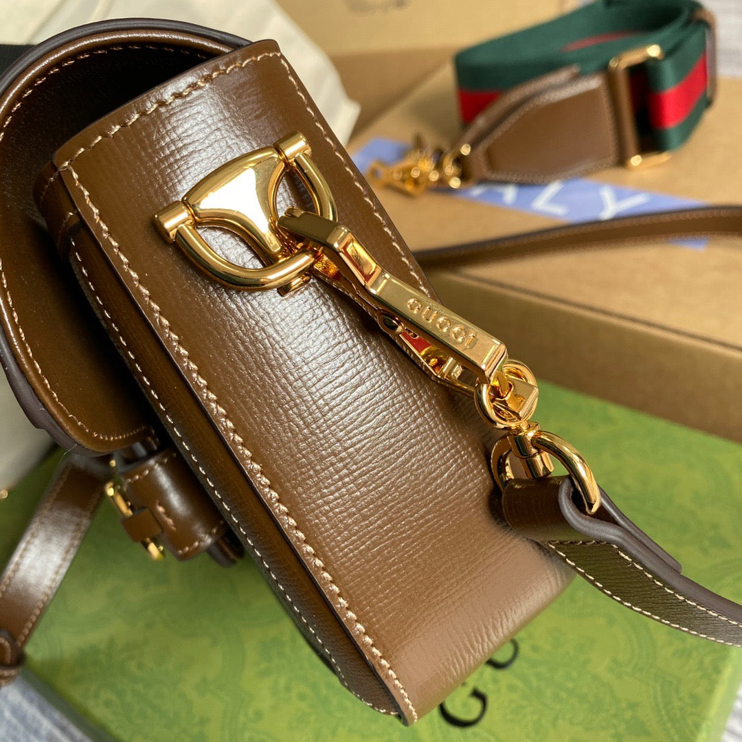 gg Horsebit 1955 gg Mini Bag Beige For Women, Women’s Bags 8in/21cm gg