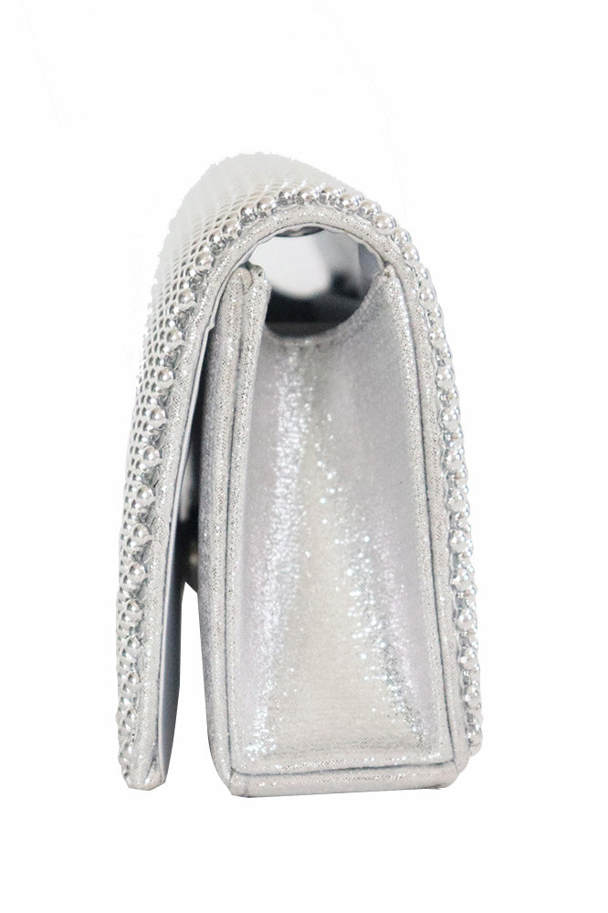 Daily Work Party Aluminum Beads Trifold Bag