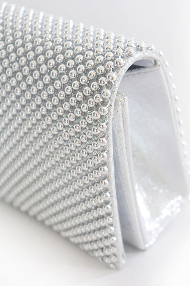 Daily Work Party Aluminum Beads Trifold Bag