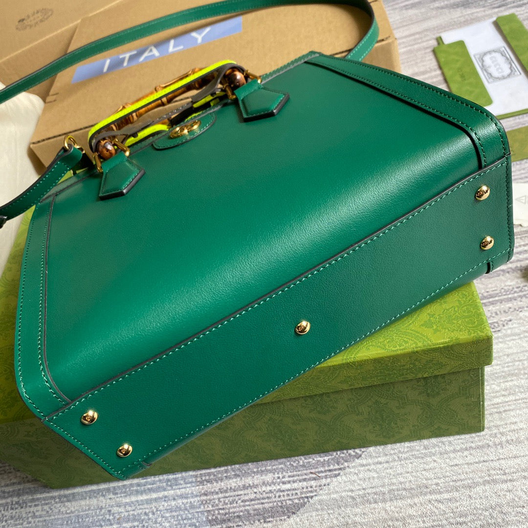gg Diana Small Tote Bag Green For Women, Women’s Bags 11in/27cm gg 