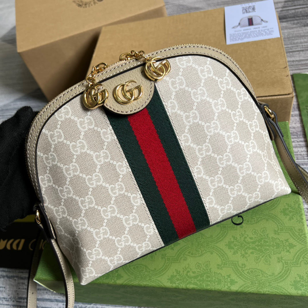 gg Ophidia Small gg Shoulder Bag Beige For Women, Women’s Bags 9.2in/24cm gg 499621 UULAG 9682