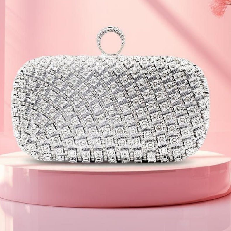 Diamond-Studded Party Bag Handbag