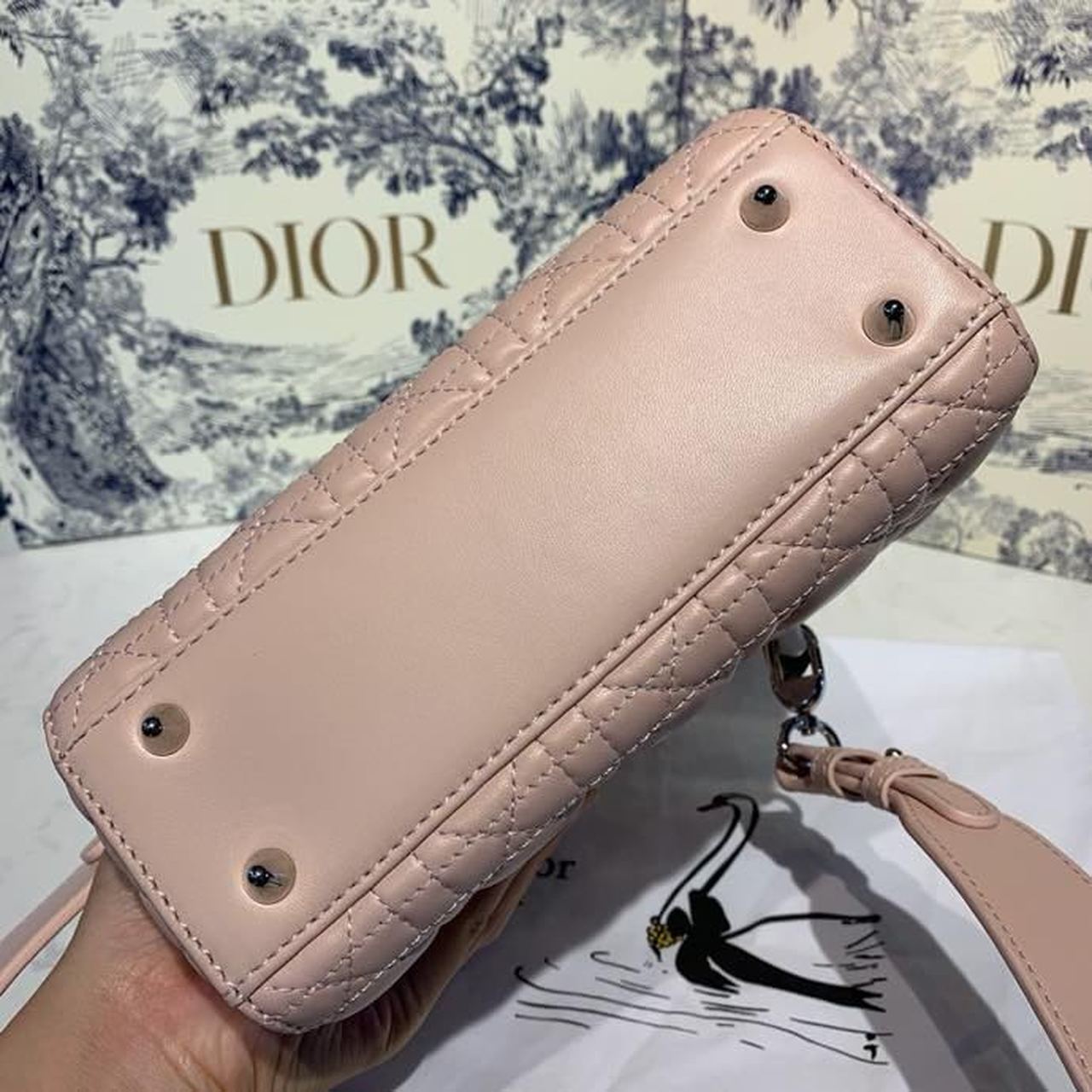 DI Small Lady My ABCBag Pink For Women, Women’s Handbags 8in/20cm CD M0538OCAL