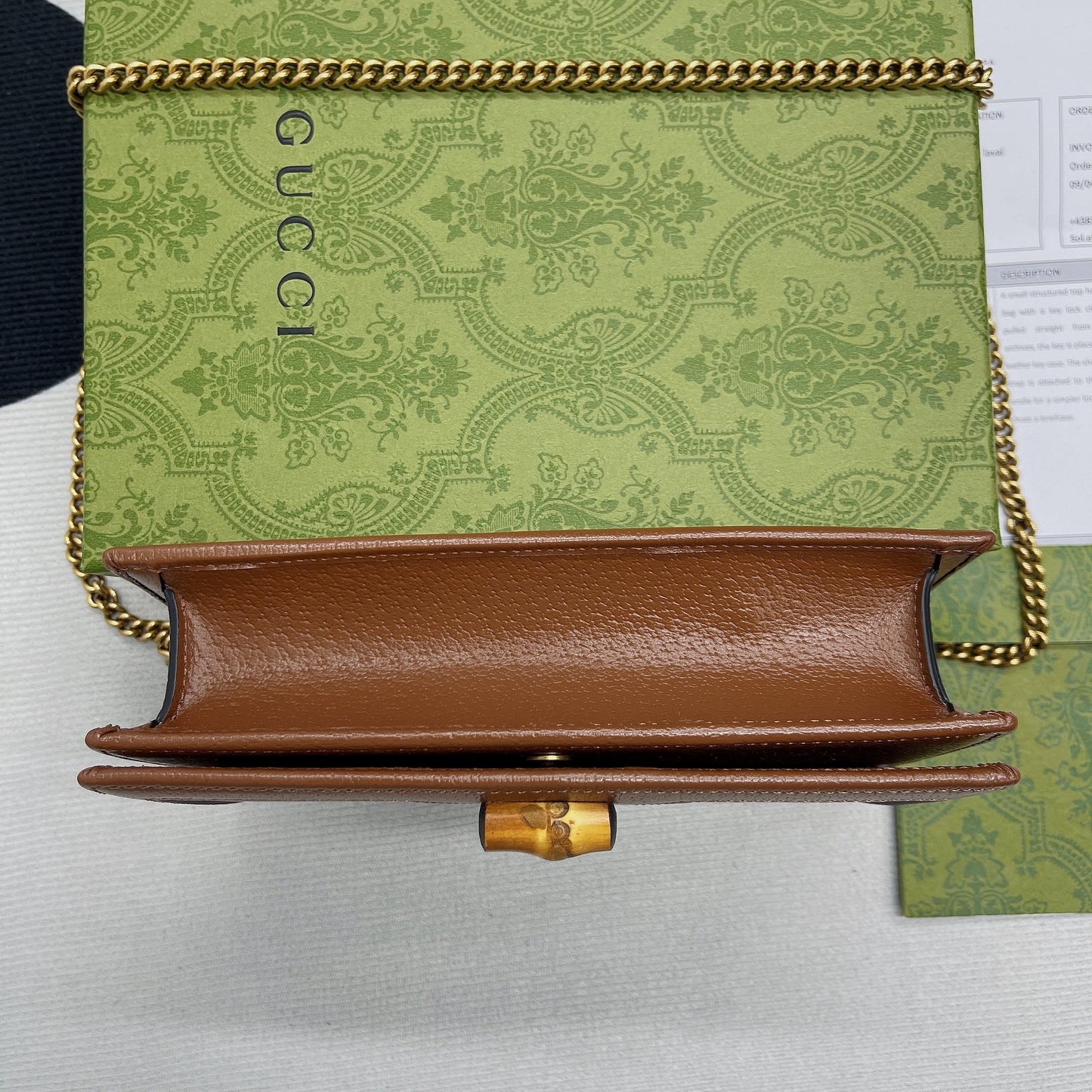 gg Diana Mini Bag With Bamboo Brown For Women, Women’s Bags 7.5in/19cm gg