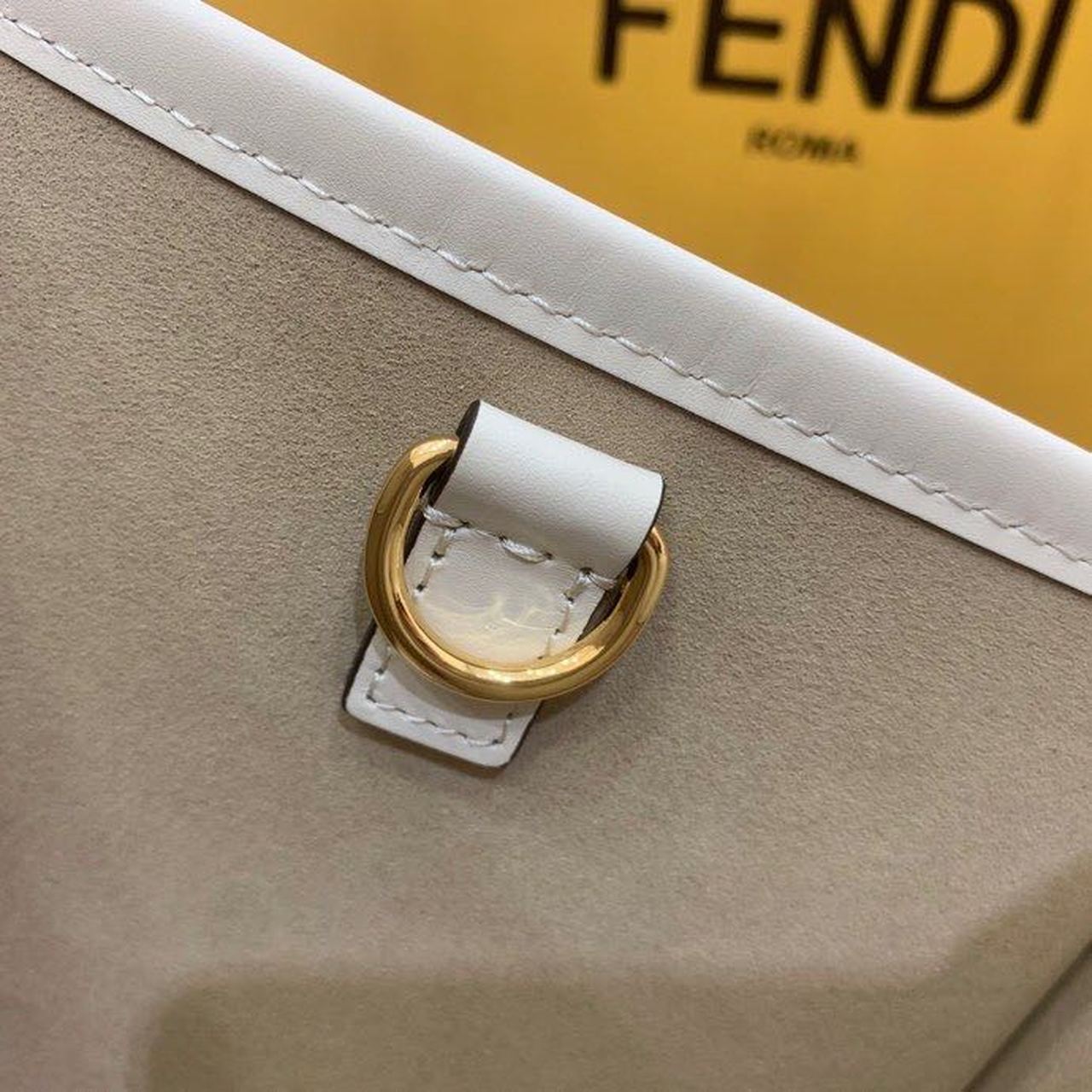 FI Sunshine Large Cream For Women, Handbags, Shoulder And Crossbody Bags 15.7in/40cm FF 8BH372
