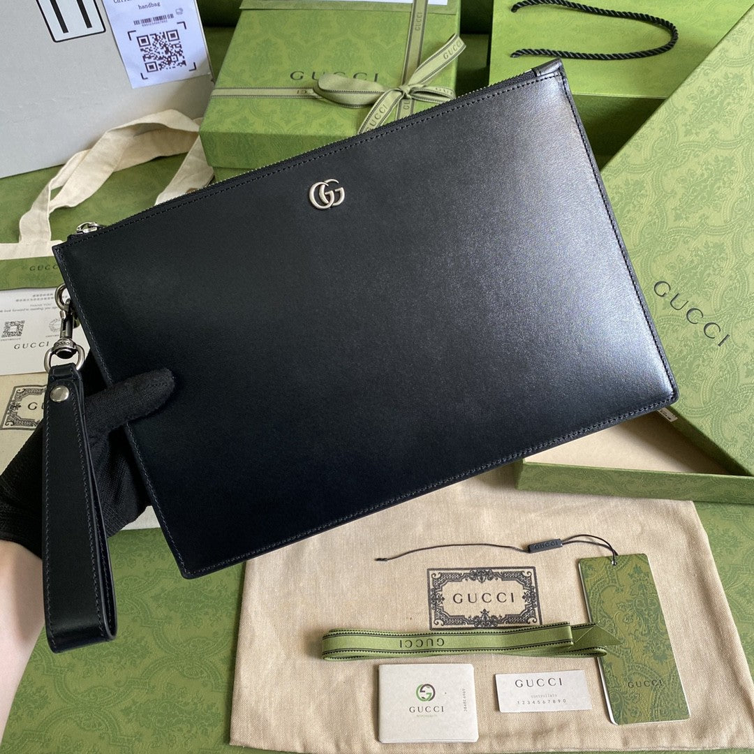 gg Marmont Pouch Black 31cm gg 475317 DJ20T 1000