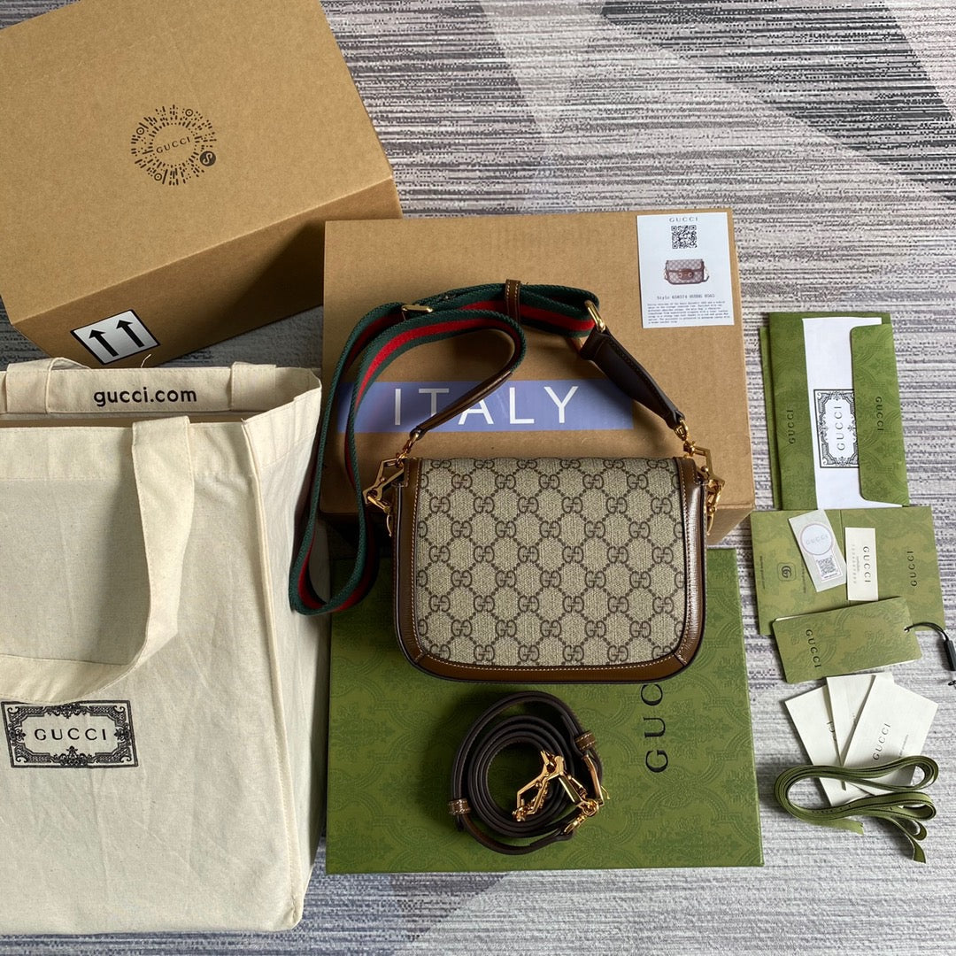 gg Horsebit 1955 gg Mini Bag Beige For Women, Women’s Bags 8in/21cm gg