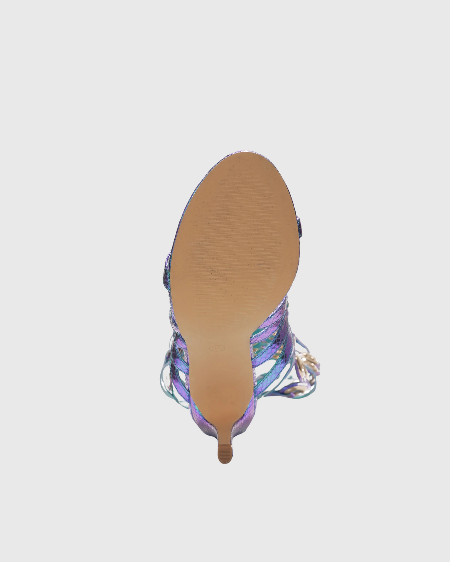 Rylie Metal Grommet Sandals In Snake