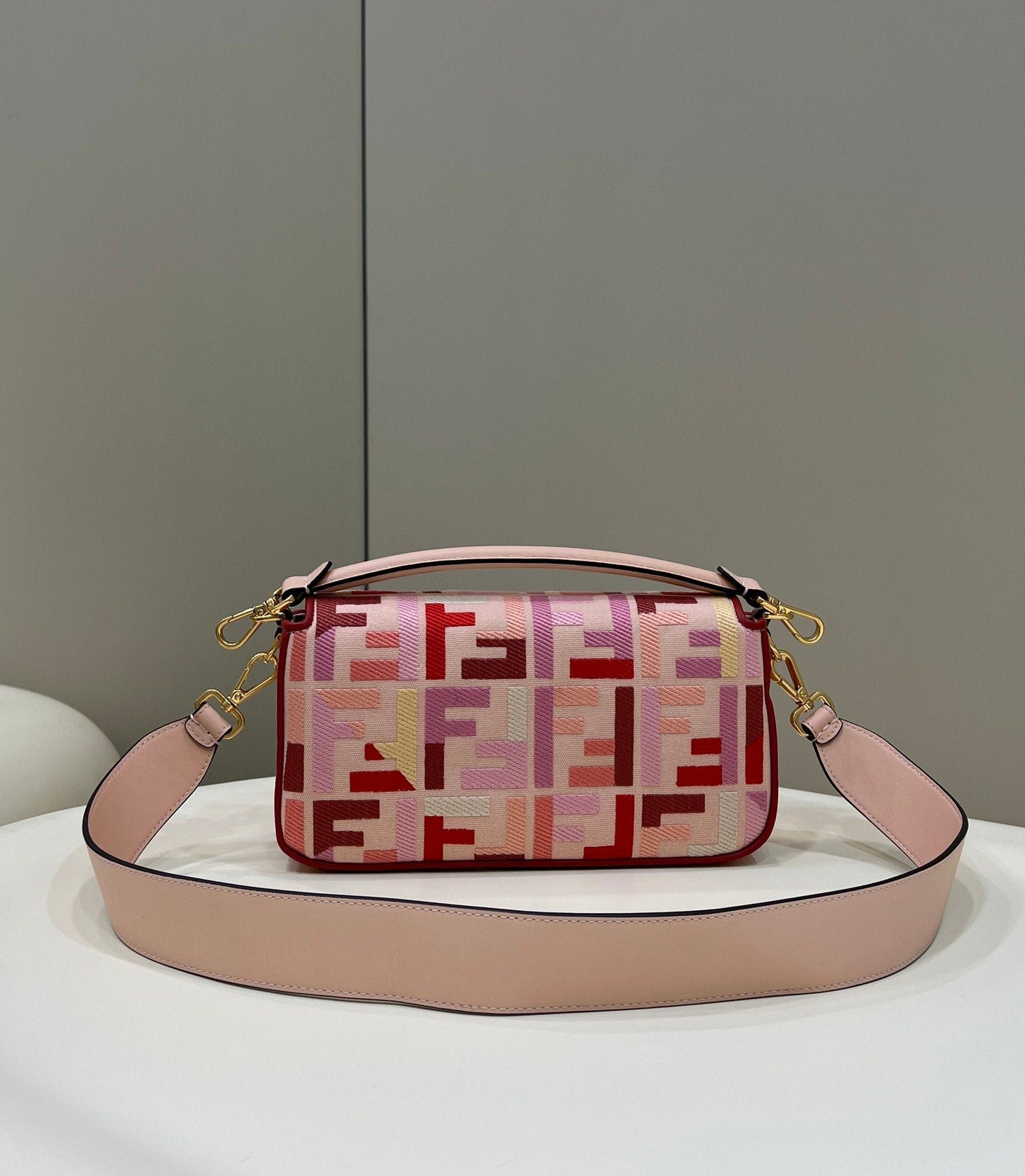 FI Baguette Bag From Lunar New Year Limited Capsule Collection Multicolor For Women, Handbags, Shoulder And Crossbody Bags 10.6in/27cm FF 8BR600