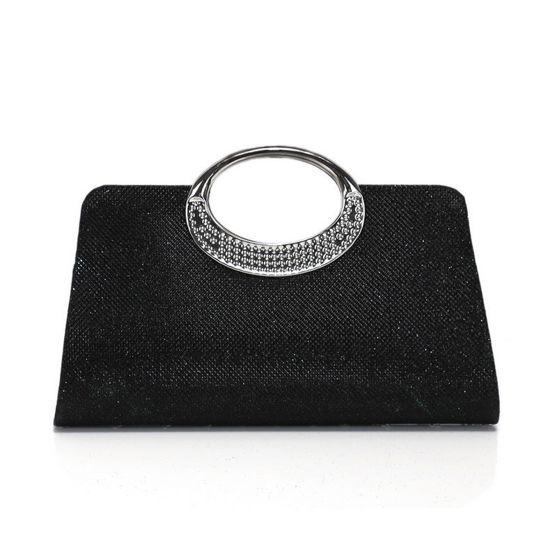 Diamond-Studded Bag Chain Handbag