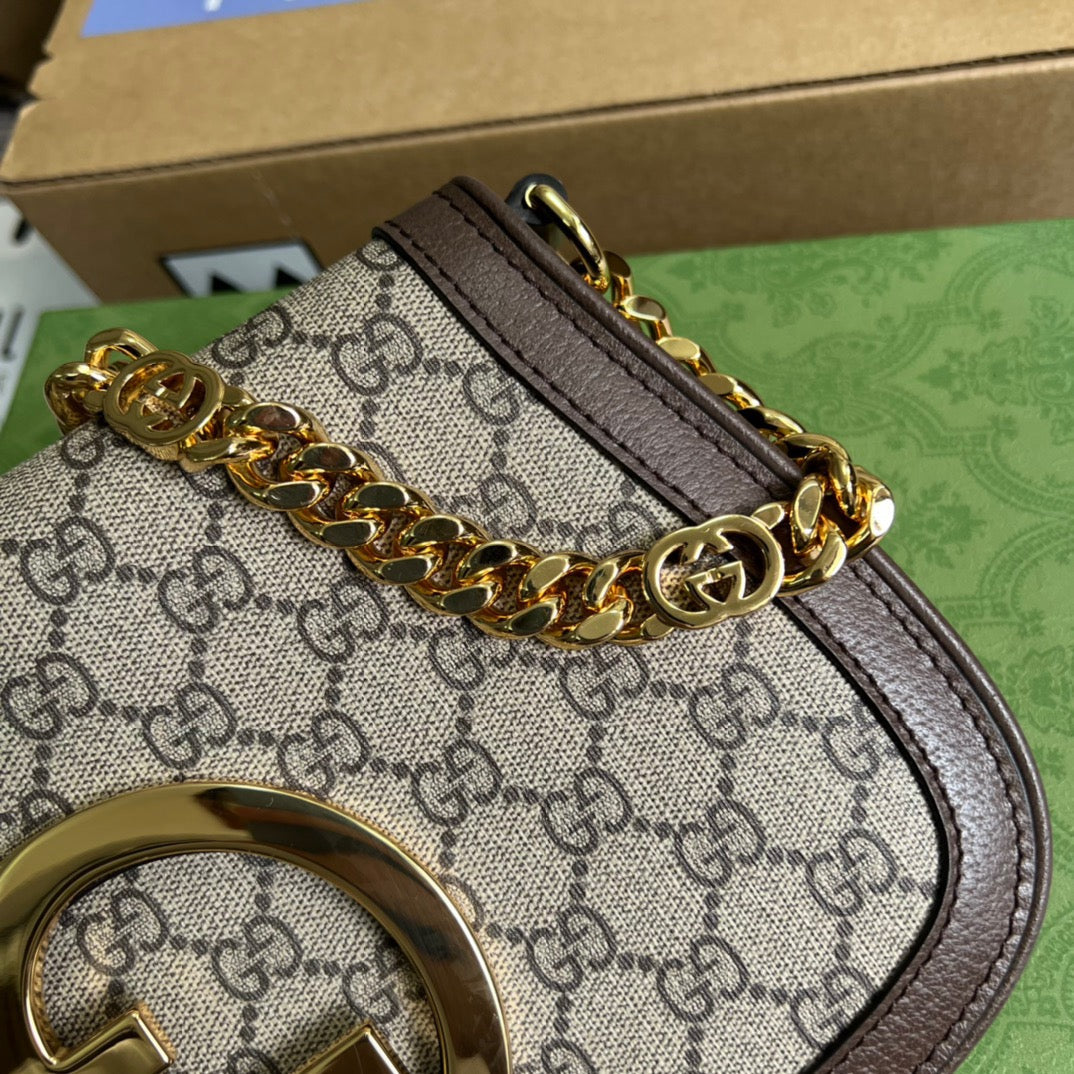 gg Blondie Shoulder Bag Beige For Women, Women’s Bags 11in/28cm gg 699268 K9GSG 8358