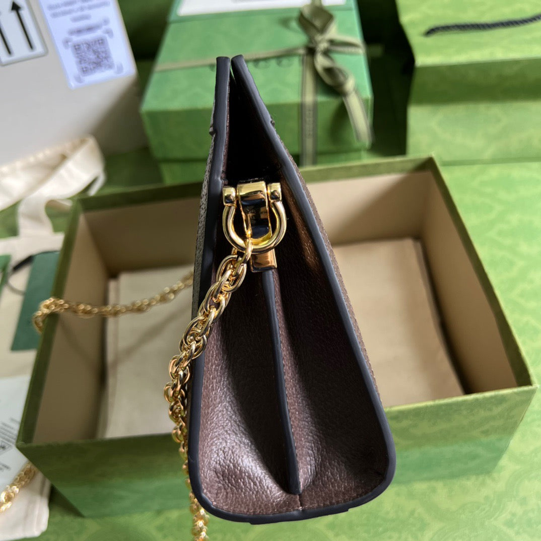 gg Ophidia Jumbo gg Small Shoulder Bag Brown For Women, Women’s Bags 10.2in/26cm gg 503877 UKMIG 2570