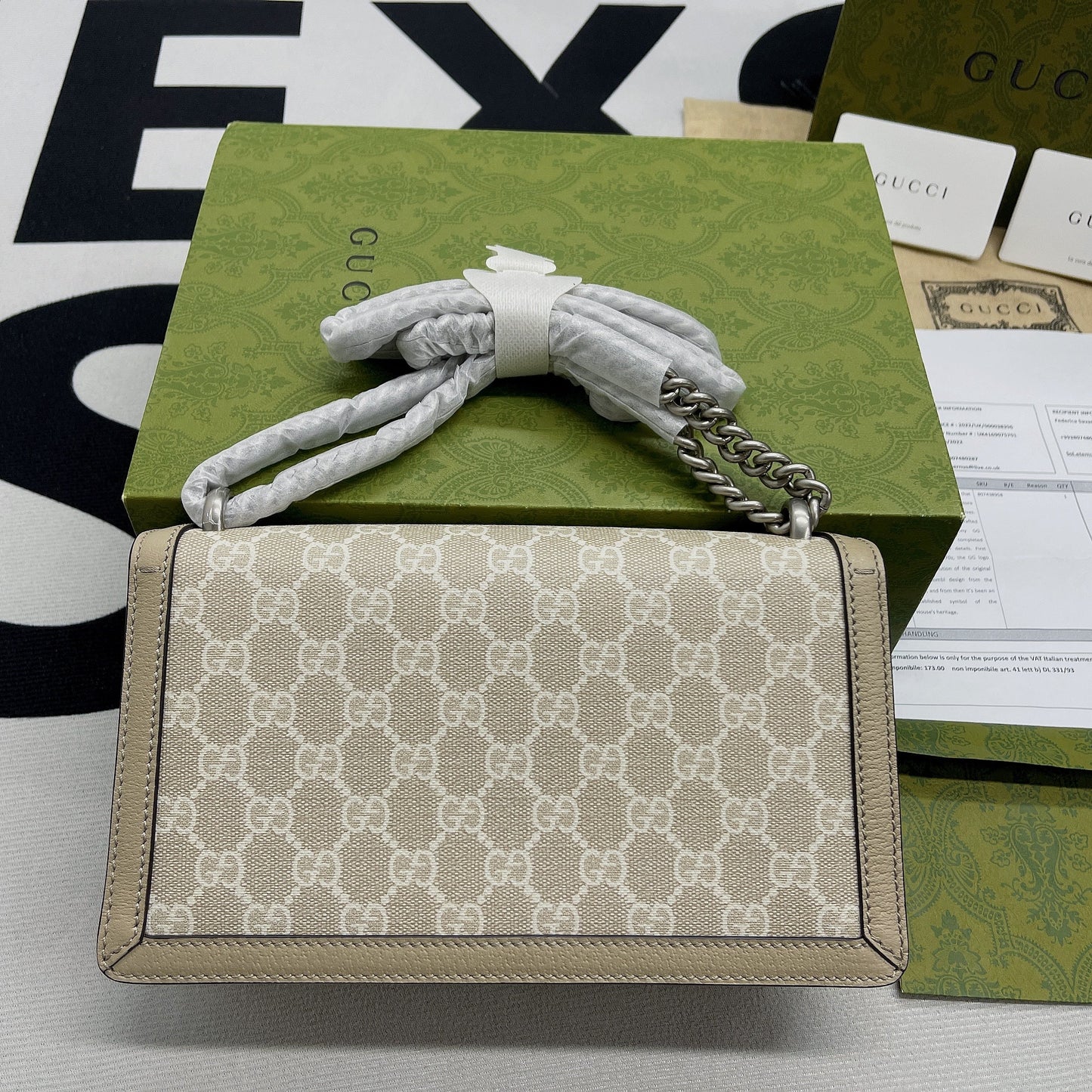 gg Dionysus Small gg Bag Beige For Women, Women’s Bags 10in/25cm gg 499623 UULBN 9683