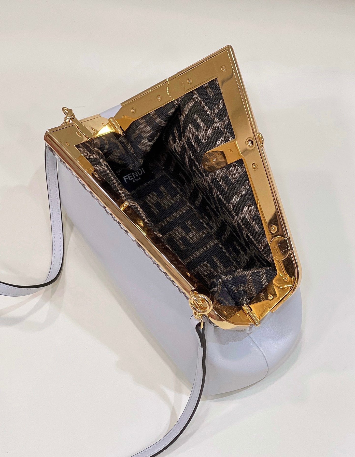 FI First Small White For Women, HandBags, Shoulder And Crossbody Bags 10.2in/26cm FF 8BP129