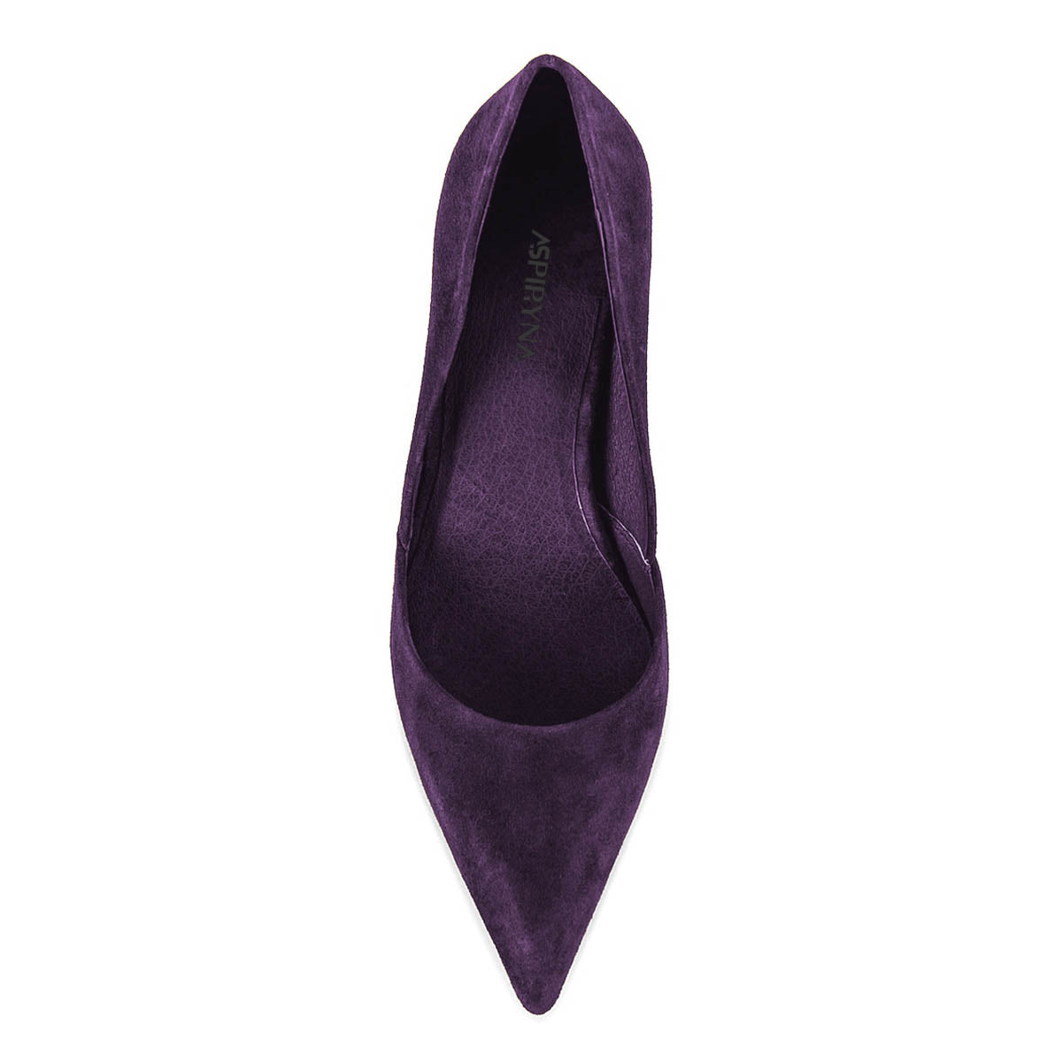 Dark Purple Faux Suede Closed Toe Stiletto Heel Pumps for Women