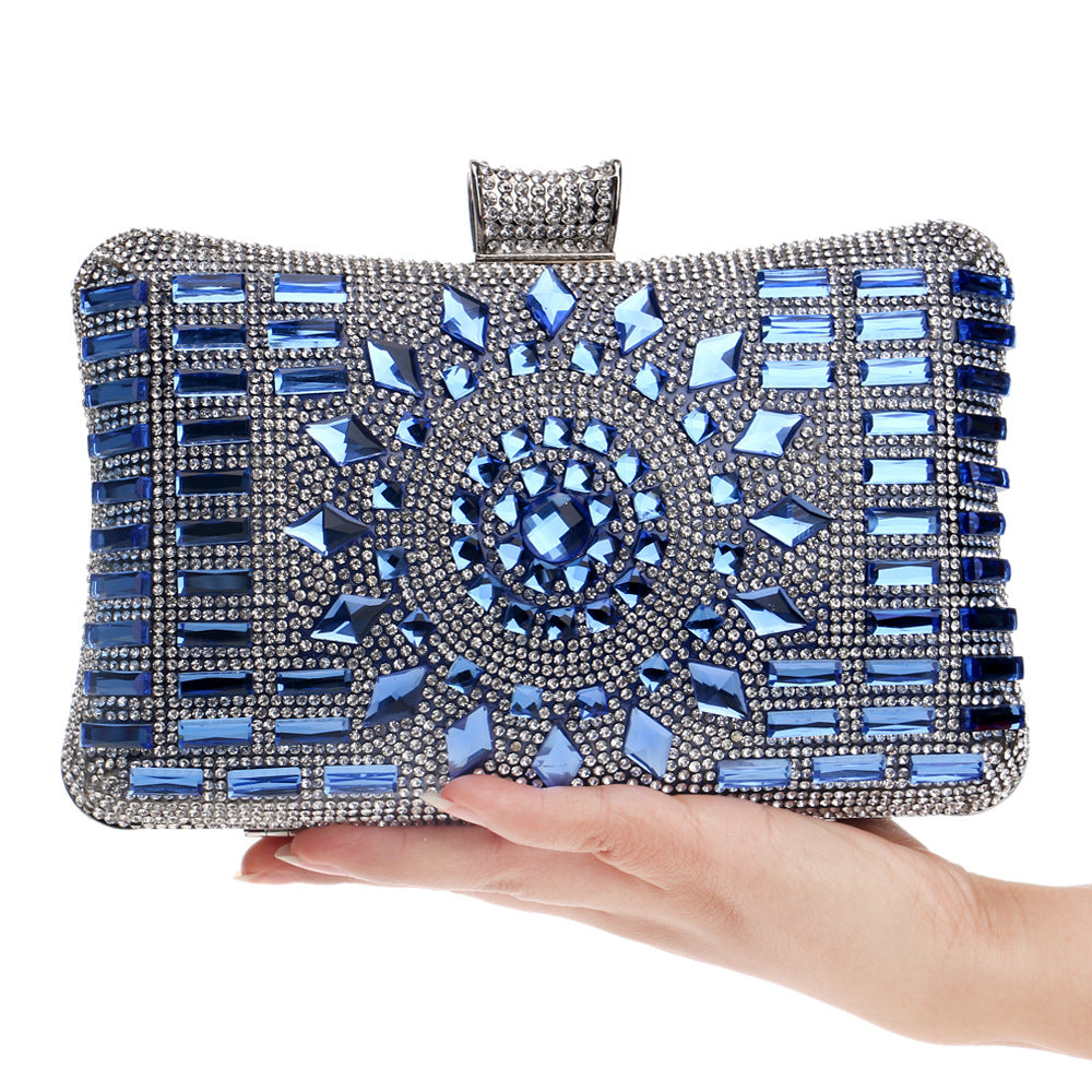 Diamond-Studded Party Shiny Bag Chain Handbag
