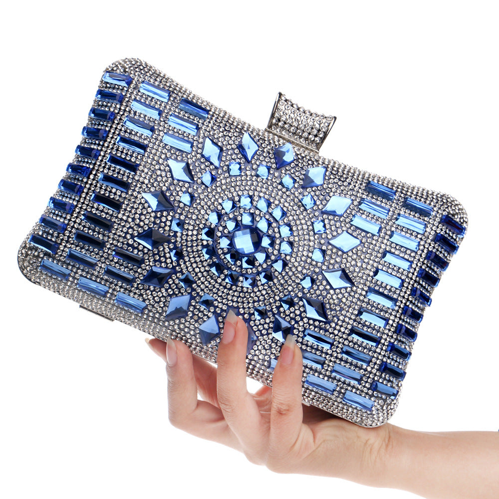 Diamond-Studded Party Shiny Bag Chain Handbag