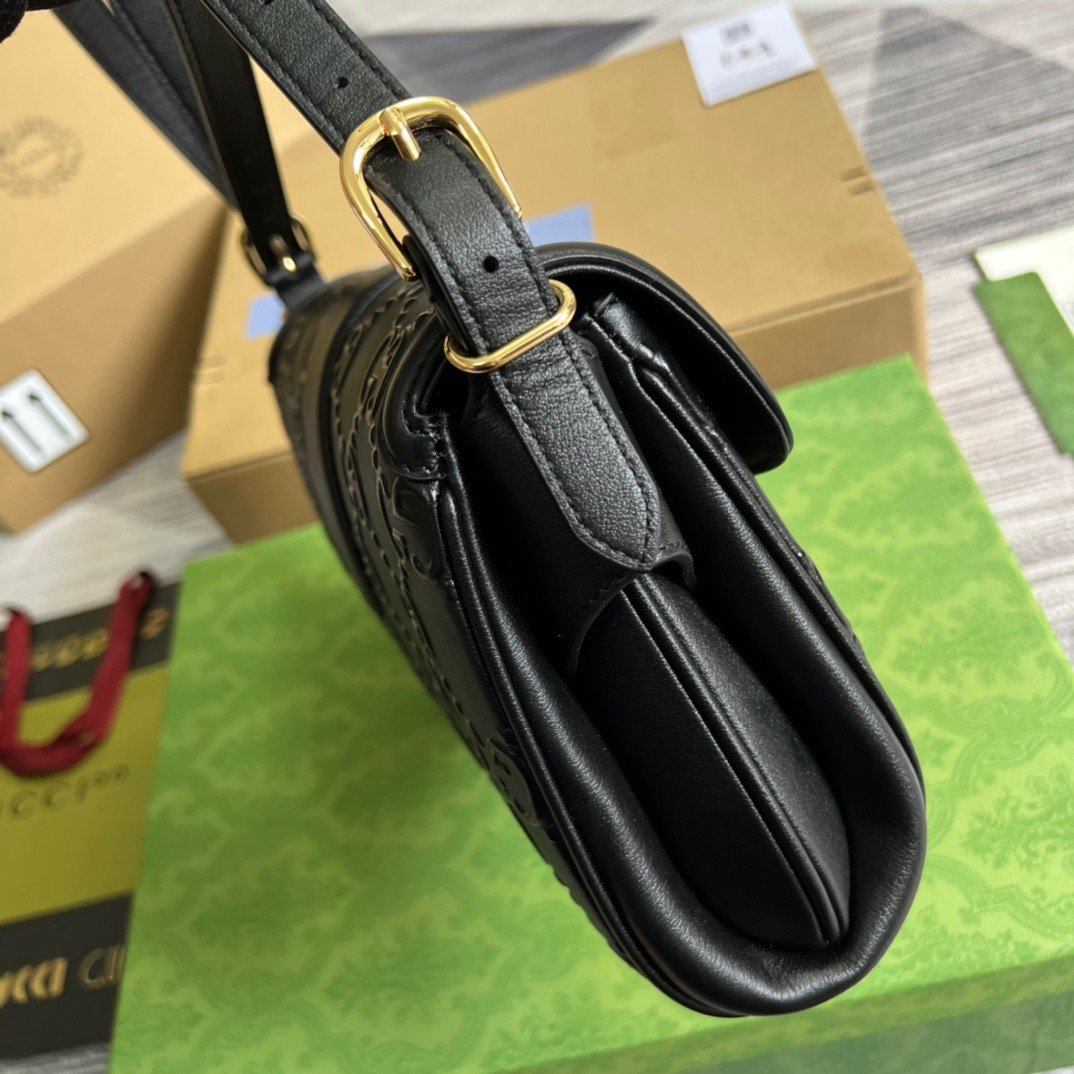 gg Small gg Top Handle Bag Black For Women, Women’s Bags 17.7in/19cm gg 675791 UD9AG 1000