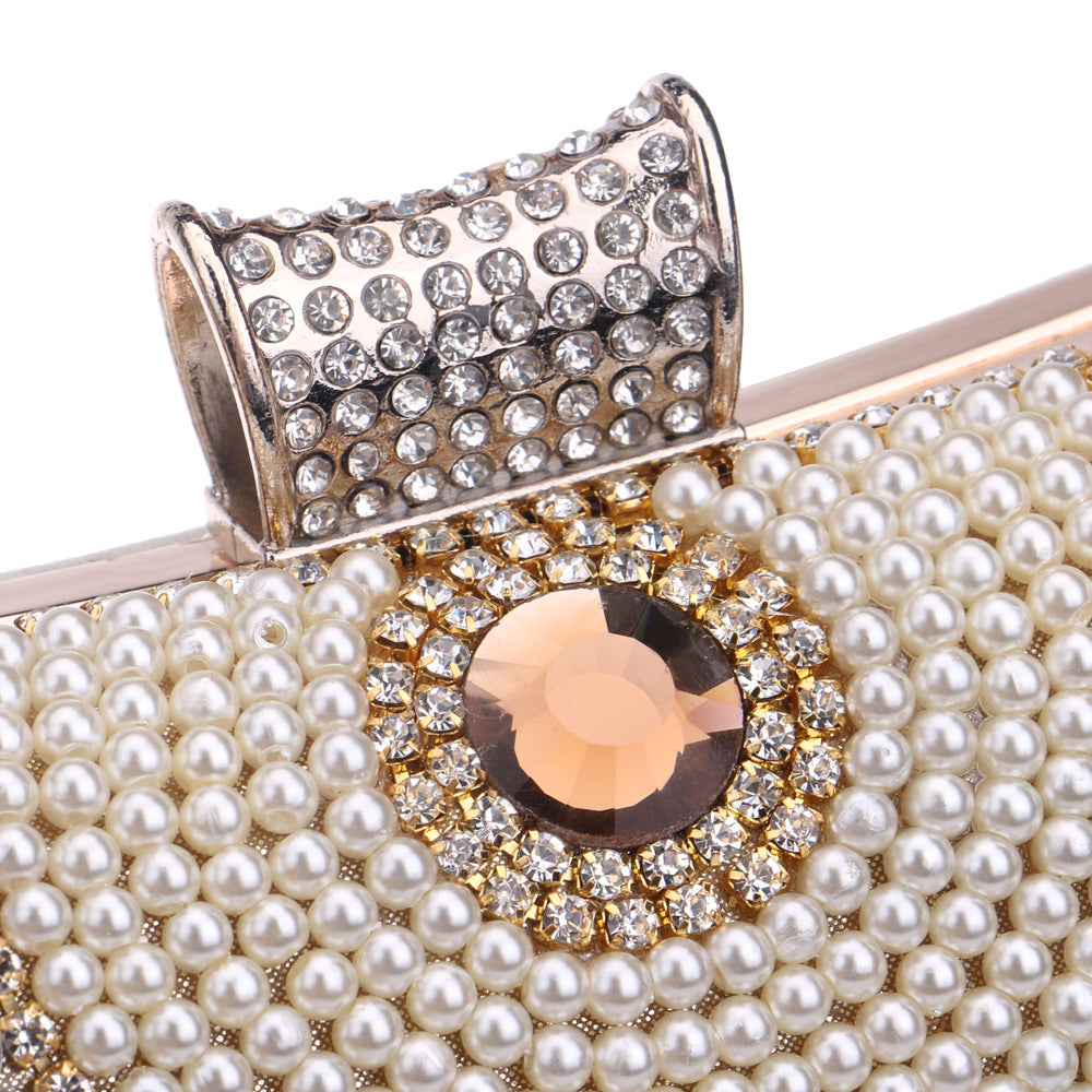 Diamond-Studded Party Tassel Fringe Shiny Bag Chain Handbag