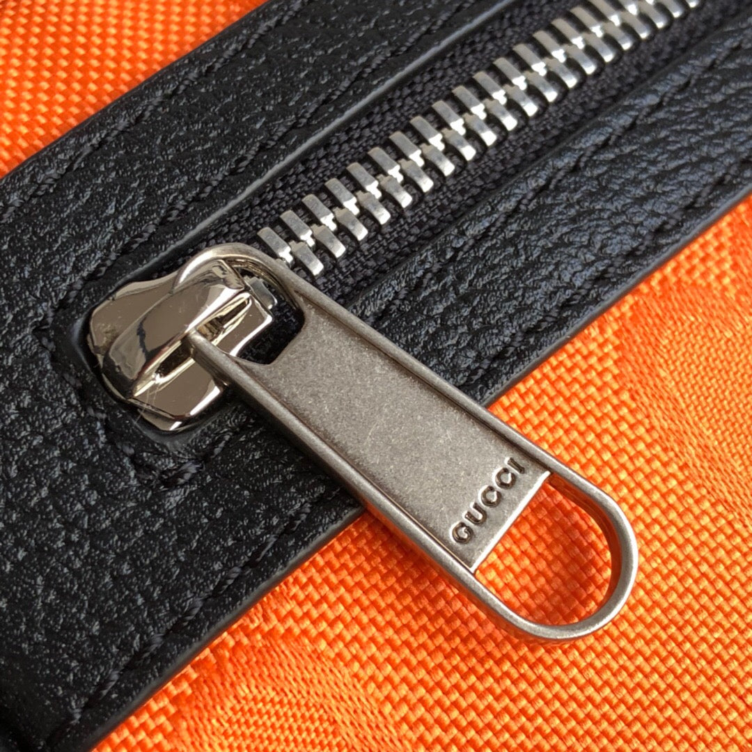 gg Off The Grid Belt Bag Orange gg ECONYL® For Men 9.5in/24cm gg