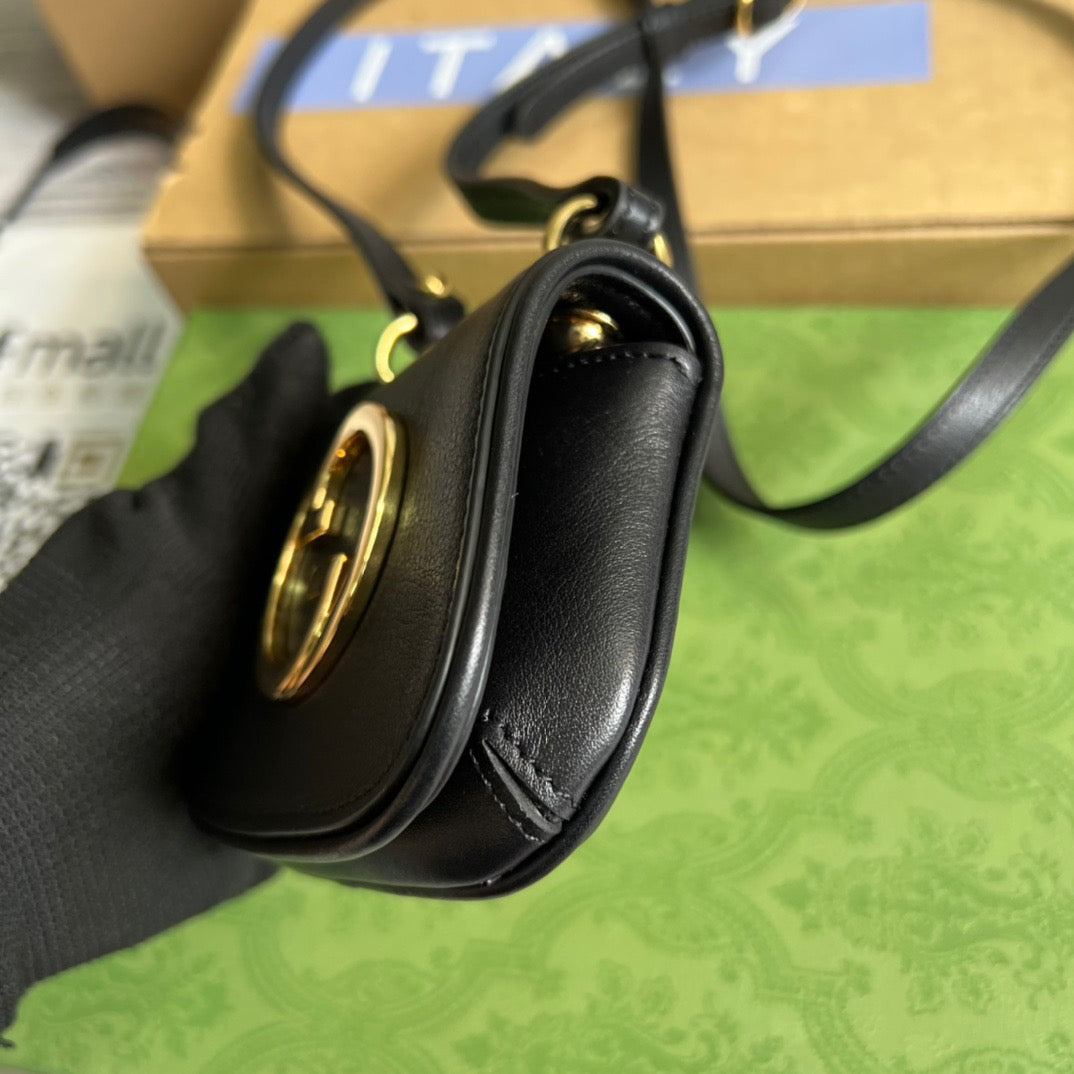 gg Blondie Card Case Wallet Black For Women, Women’s Bags 4.5in/12cm gg 698635 UXX0G 1000