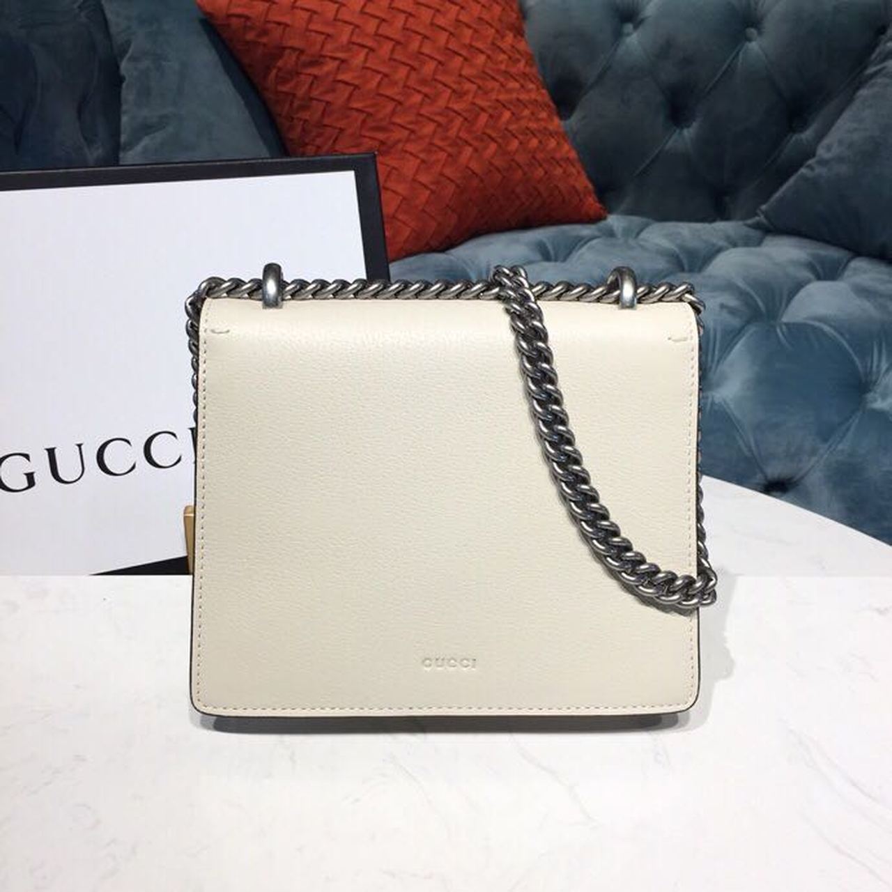 gg Dionysus Mini Bag White For Women 8in/20cm gg 421970 0K7JN 9680