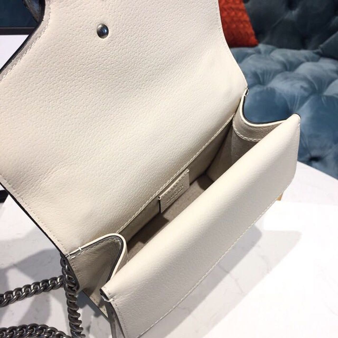 gg Dionysus Mini Bag White For Women 8in/20cm gg 421970 0K7JN 9680