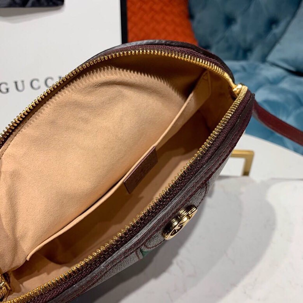 gg Ophidia gg Small Shoulder Bag Burgundy For Women 9in/24cm gg 499621