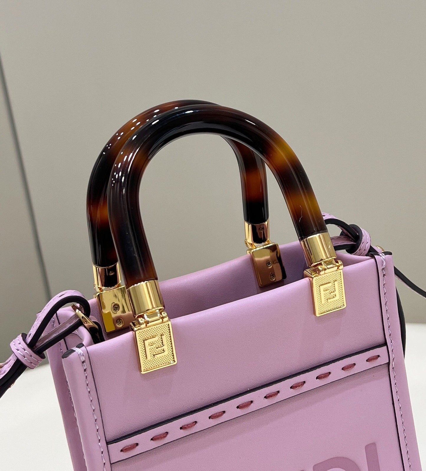 FI Sunshine Shopper Lilac Mini Bag For Woman 13cm/5in