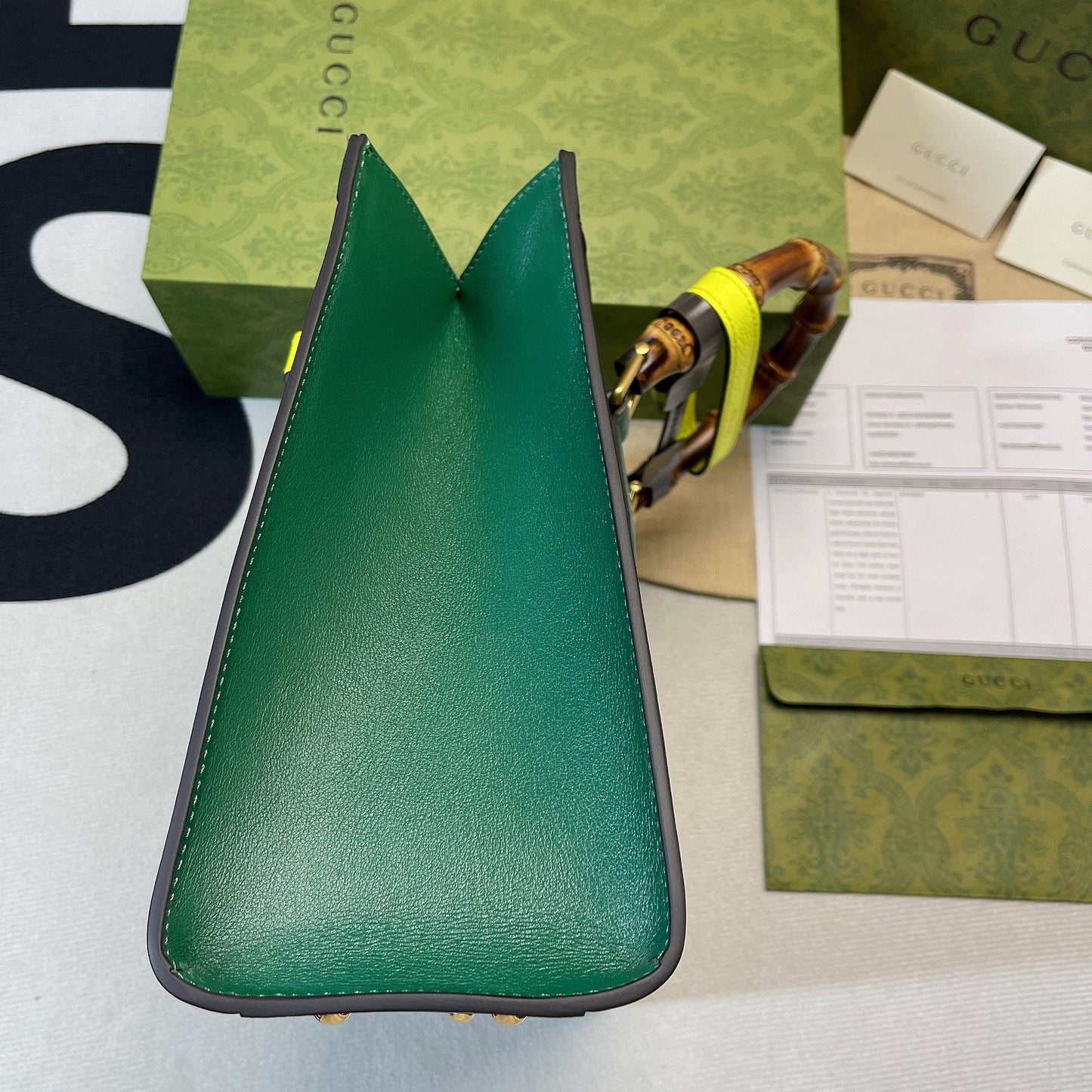 gg Diana Small Tote Bag Green For Women, Women’s Bags 11in/27cm gg 