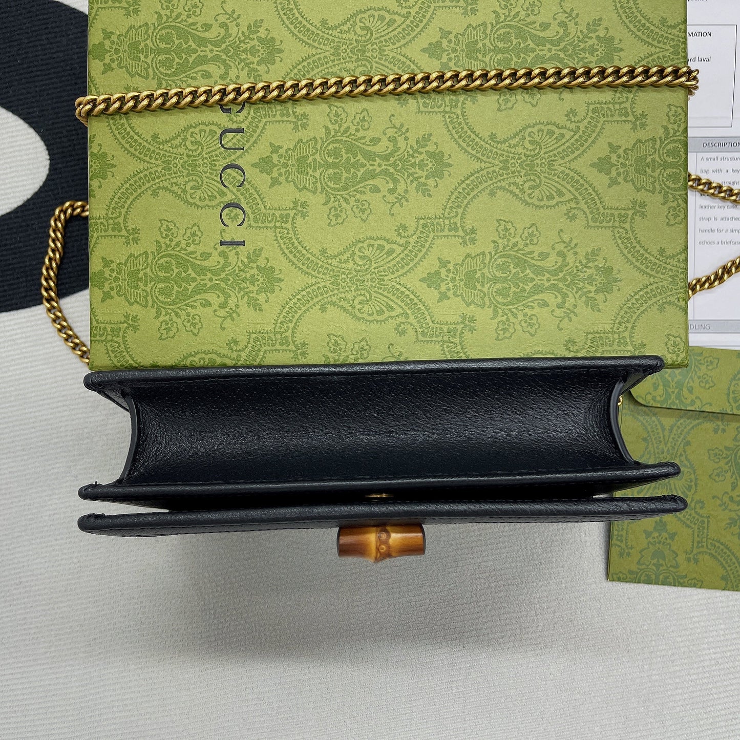gg Diana Mini Bag With Bamboo Black For Women, Women’s Bags 7.5in/19cm gg 696817 DJ20T 1000
