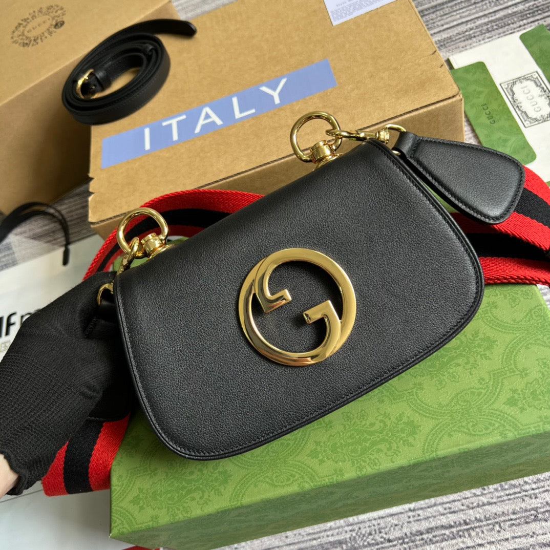 gg Blondie Mini Bag Black For Women, Women’s Bags 8.7in/22cm gg 698643 UXXAG 1064