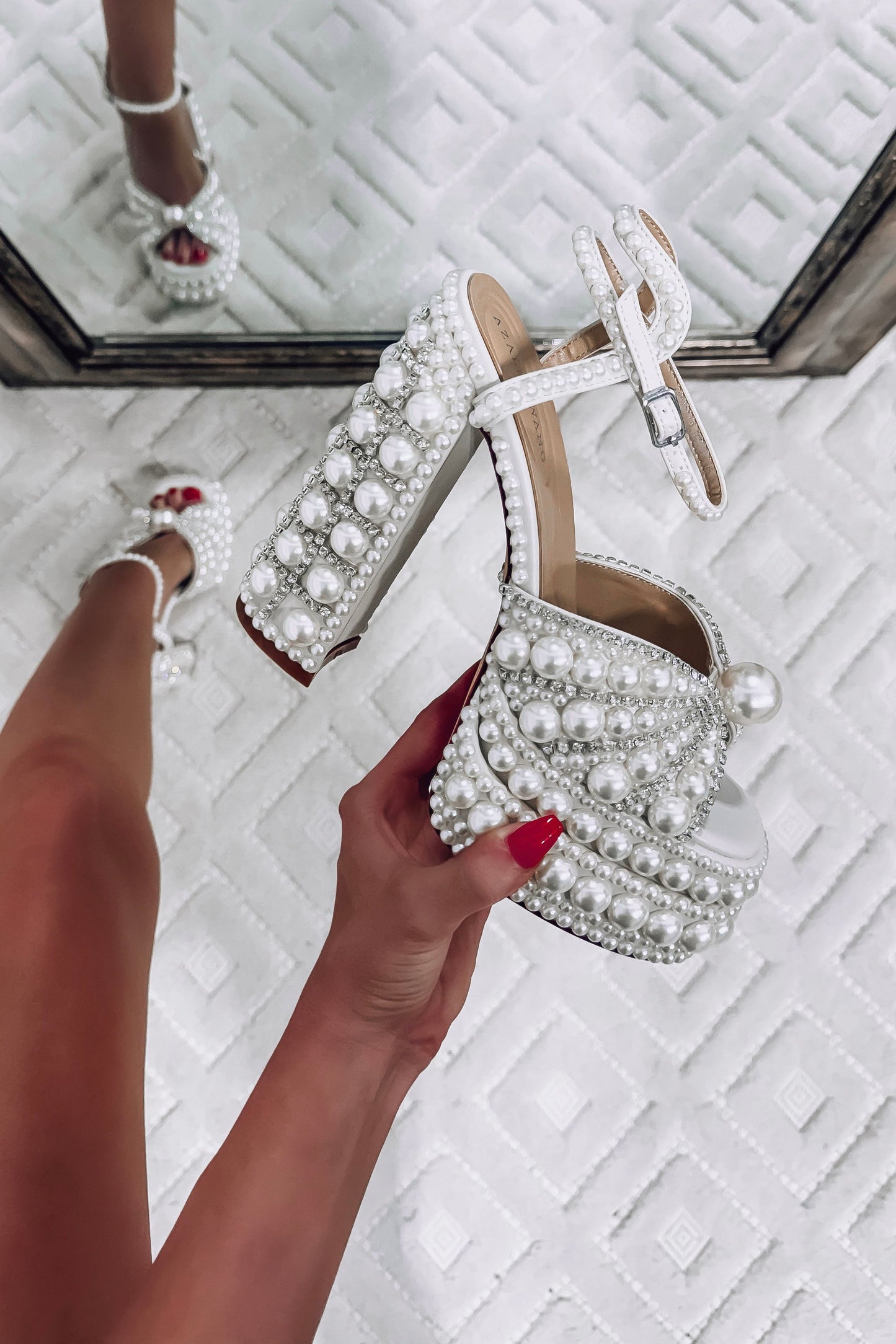 Astella Pearl Platform Heels
