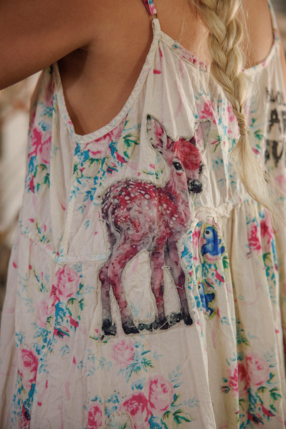 Appliqué Vianney Slip Dress