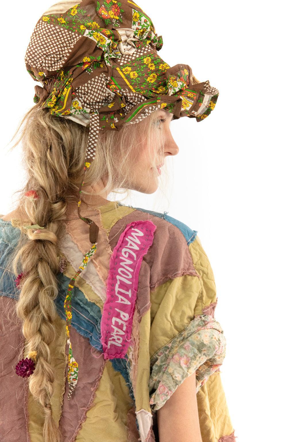 Appliqué Artist Smock Dress