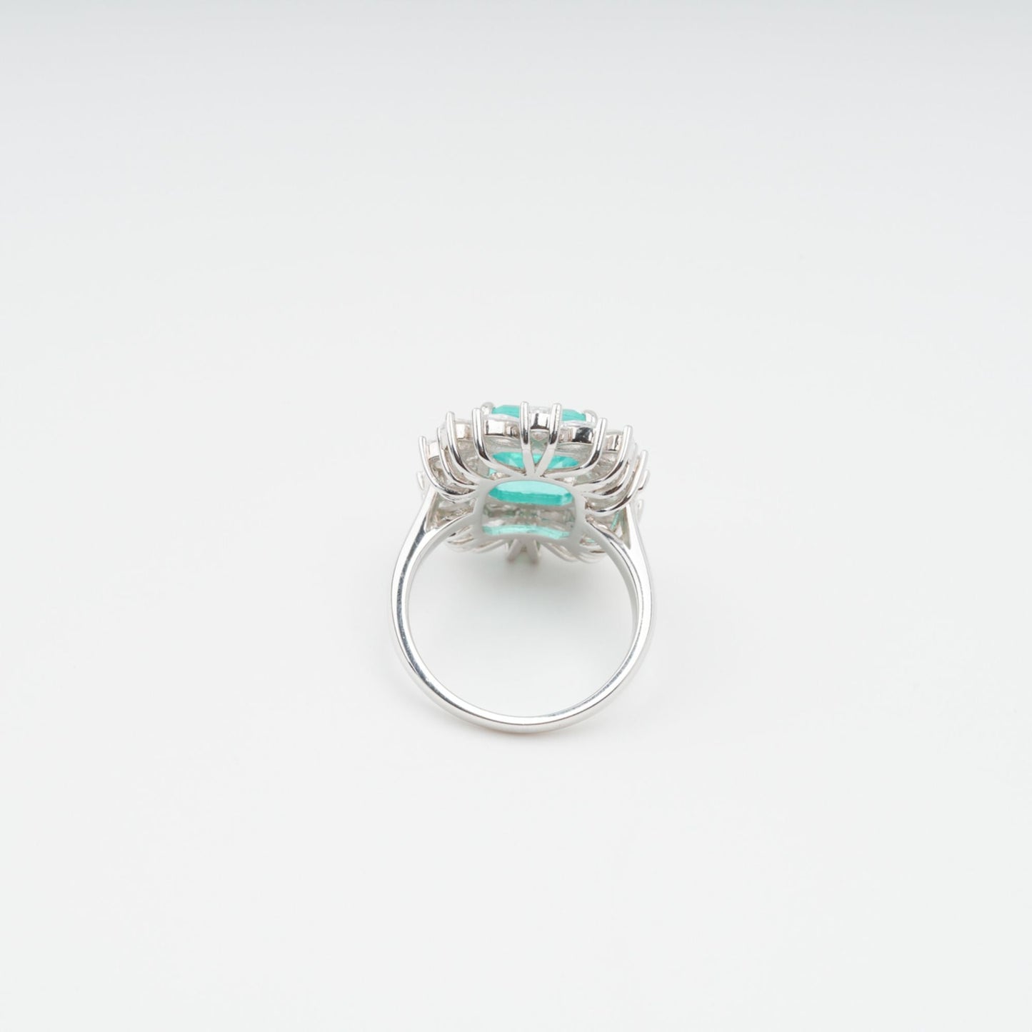 Maelle Turquoise Prong-Set Zircon Gemstone Sterling Silver Ring