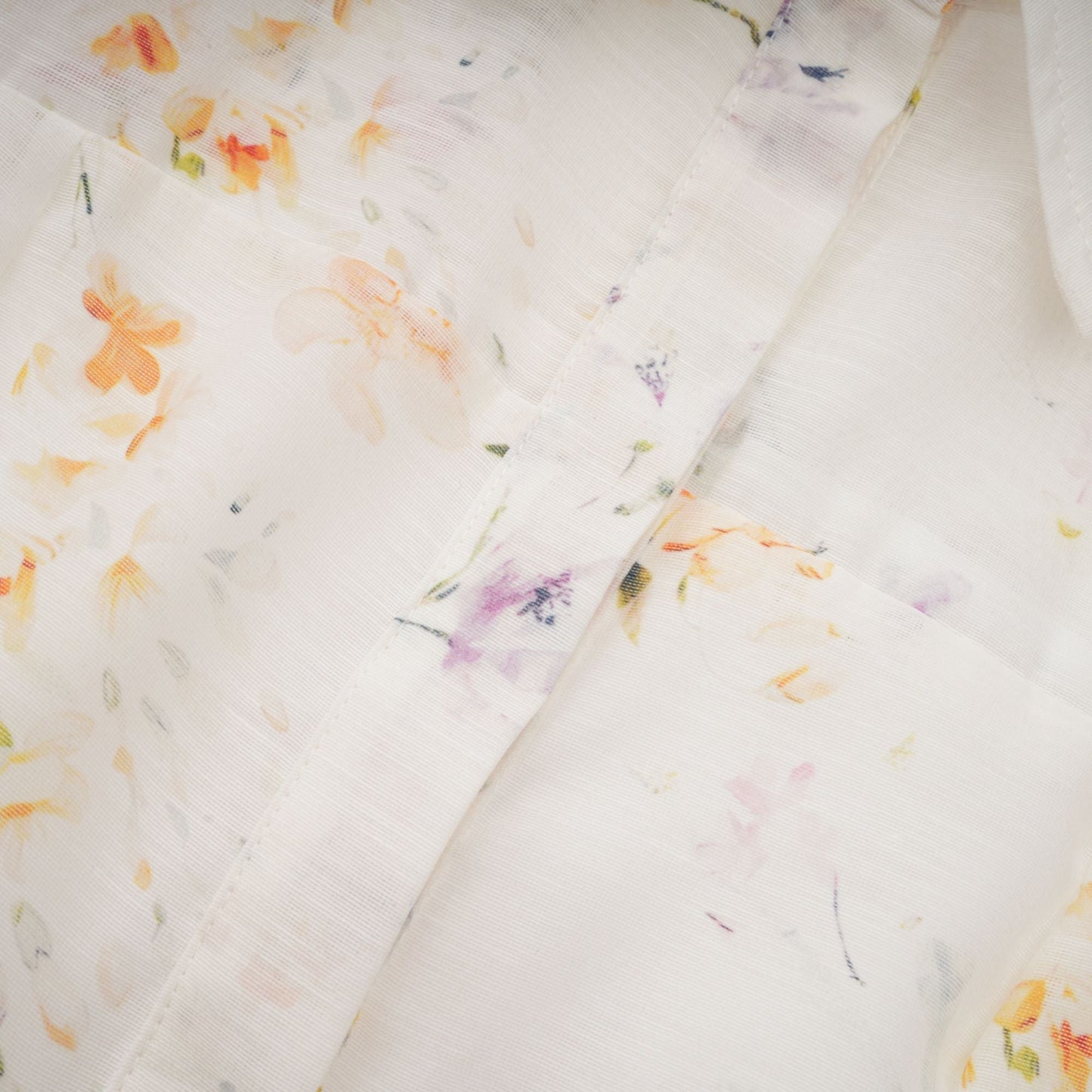 Zoé white floral-print tied midi dress