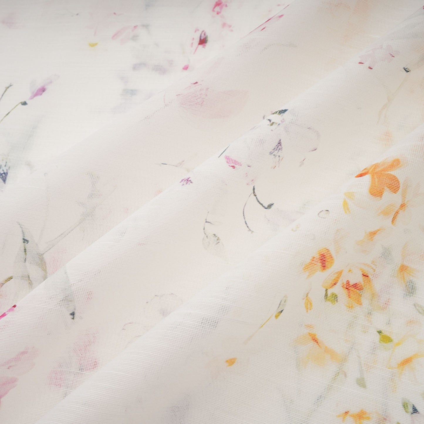 Zoé white floral-print tied midi dress
