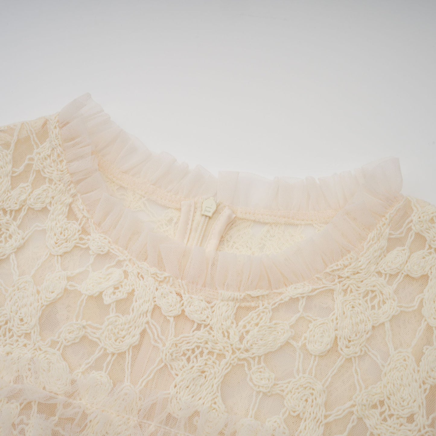 Capucine floral-embroidered layered tulle maxi dress