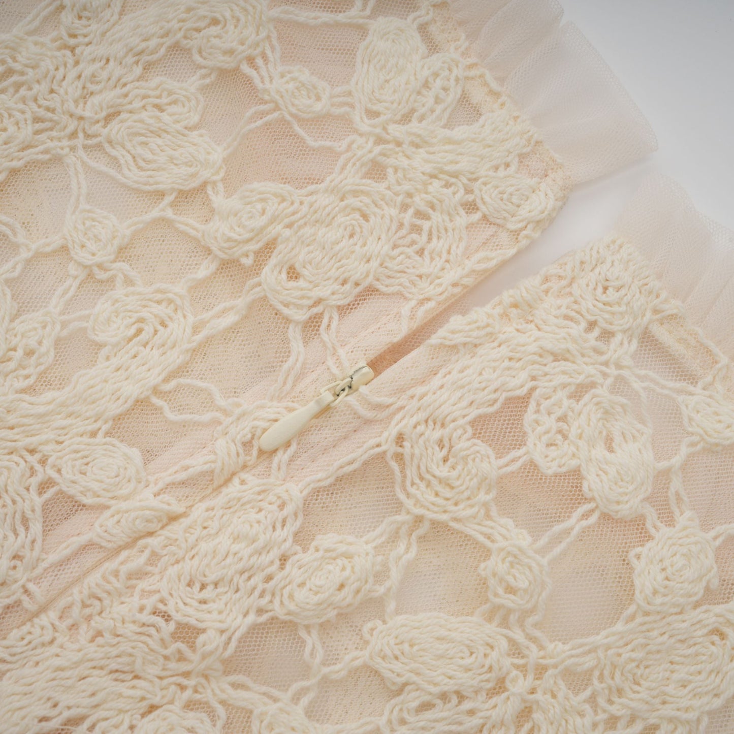 Capucine floral-embroidered layered tulle maxi dress