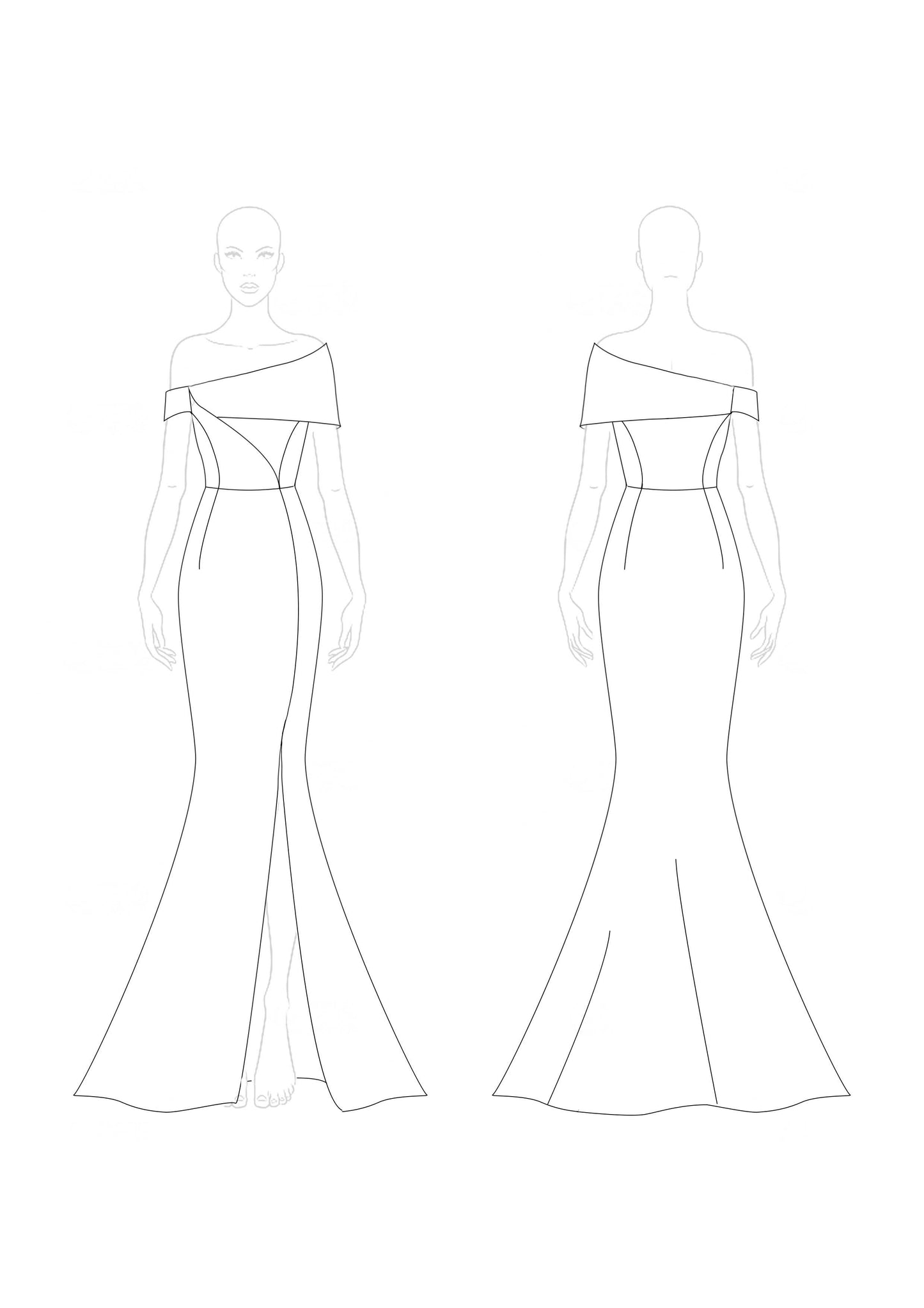 Formal Evening Red Dress One Shoulder Split Floor Length Dress