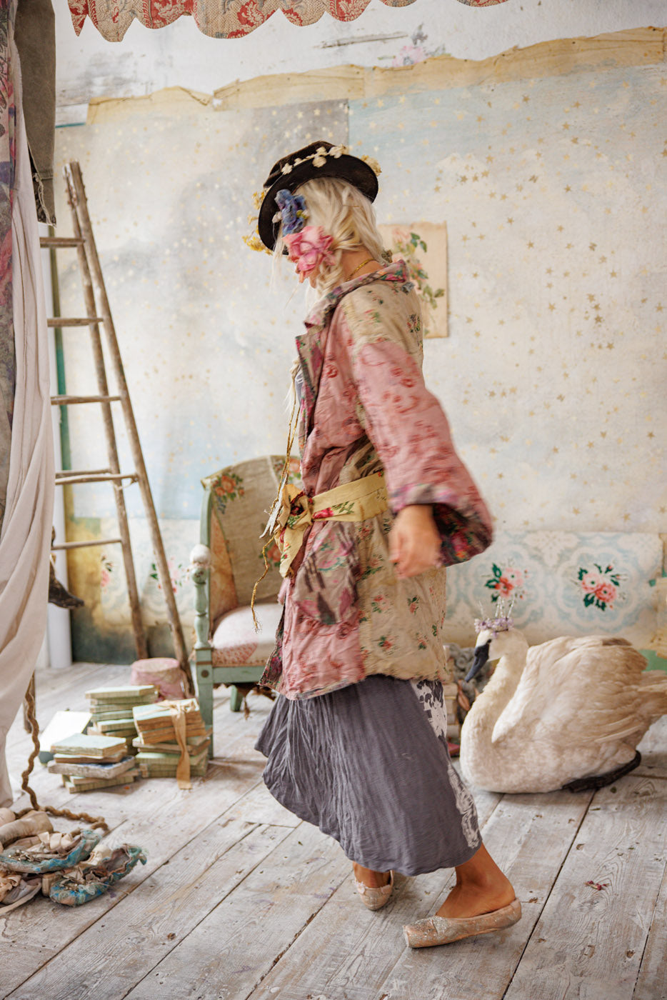 Appliqué Cyrene Coat