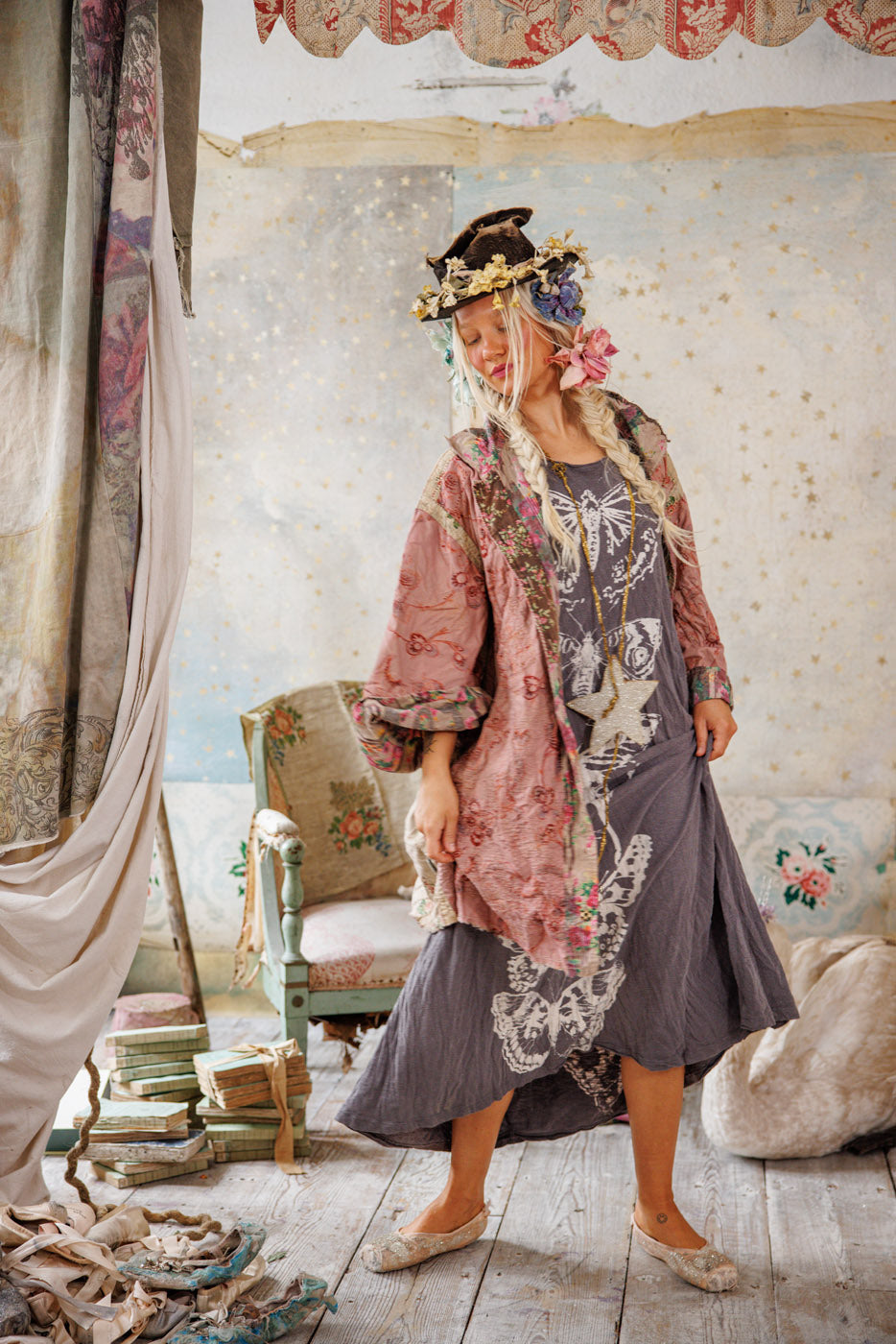 Appliqué Cyrene Coat