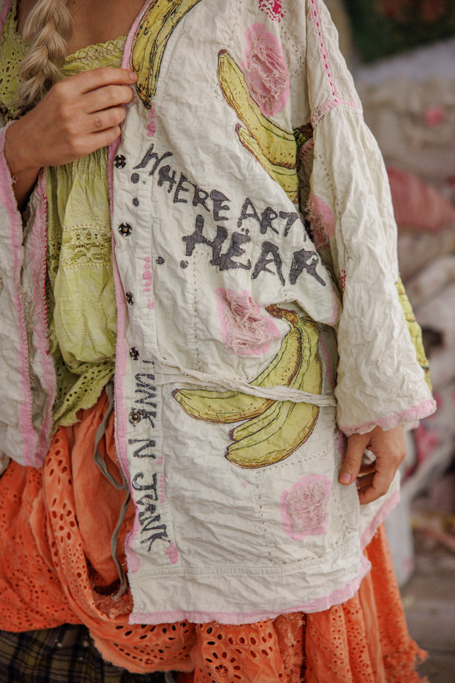 Banana Funk N' Junk Kimono