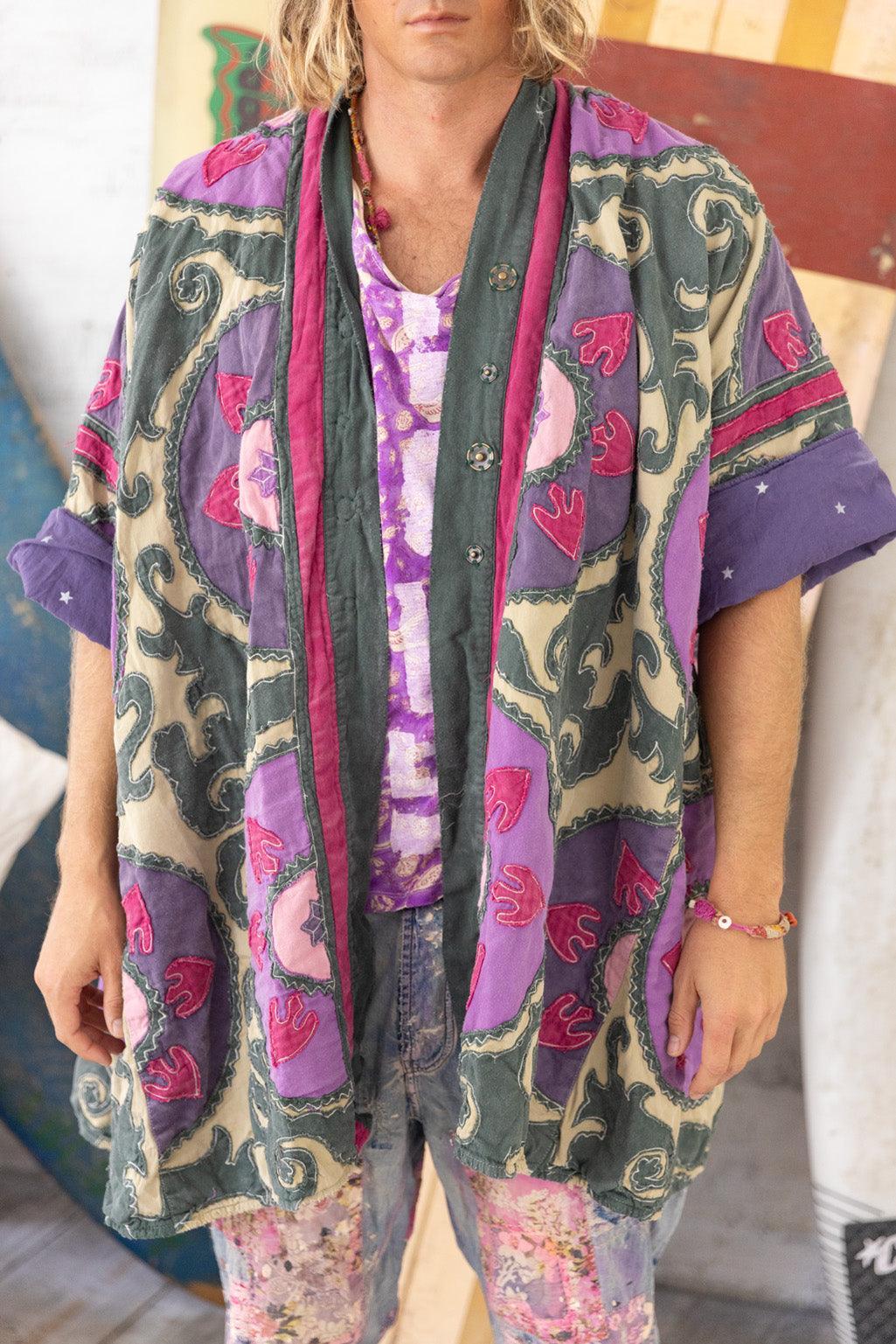 Appliqué Hippie Coat