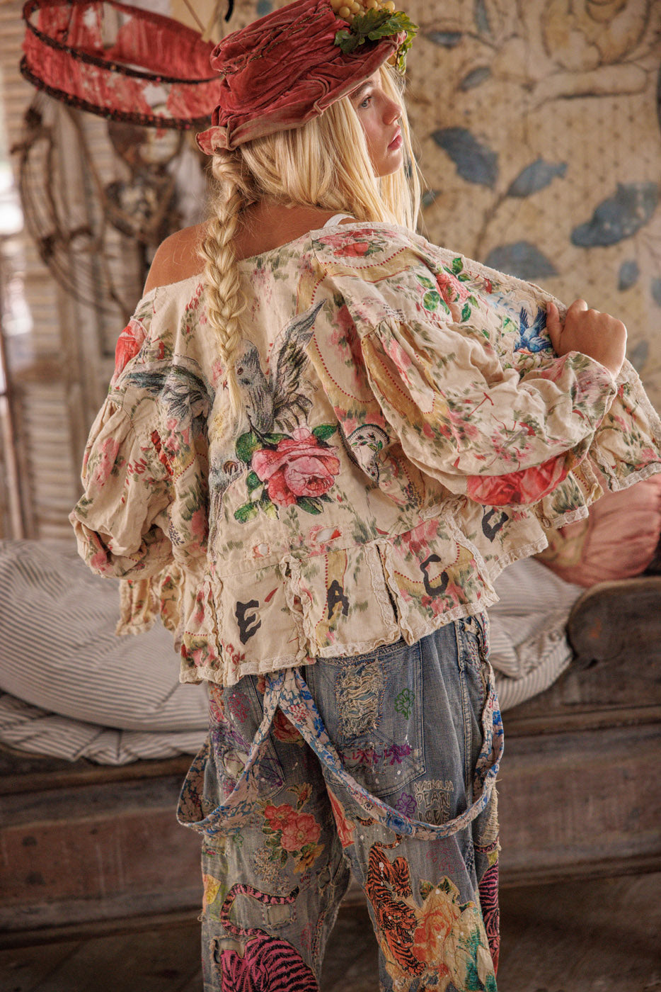 Floral Appliqué Monique Jacket
